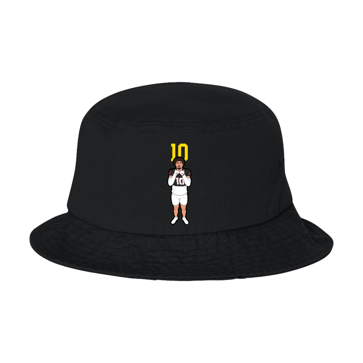 Bucket Cap — Number Top in Black