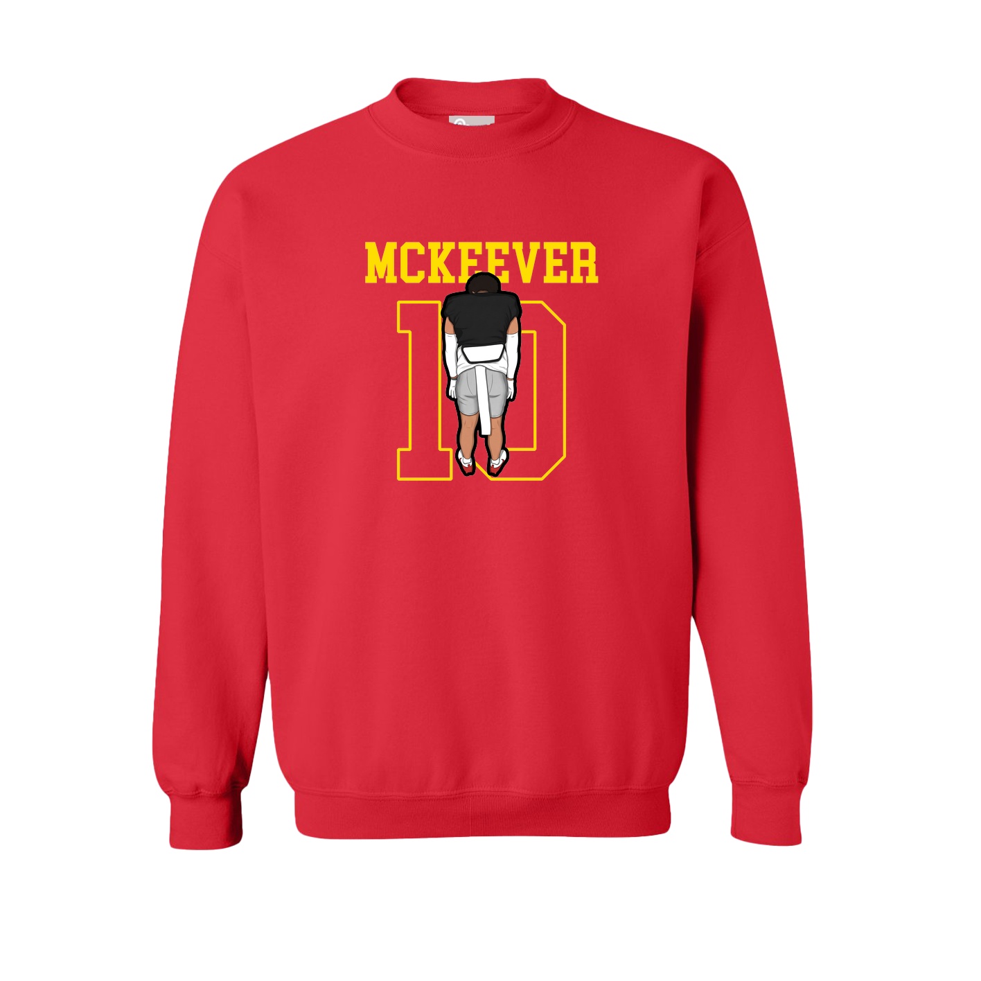Fleece Crew — Shirsey in Red