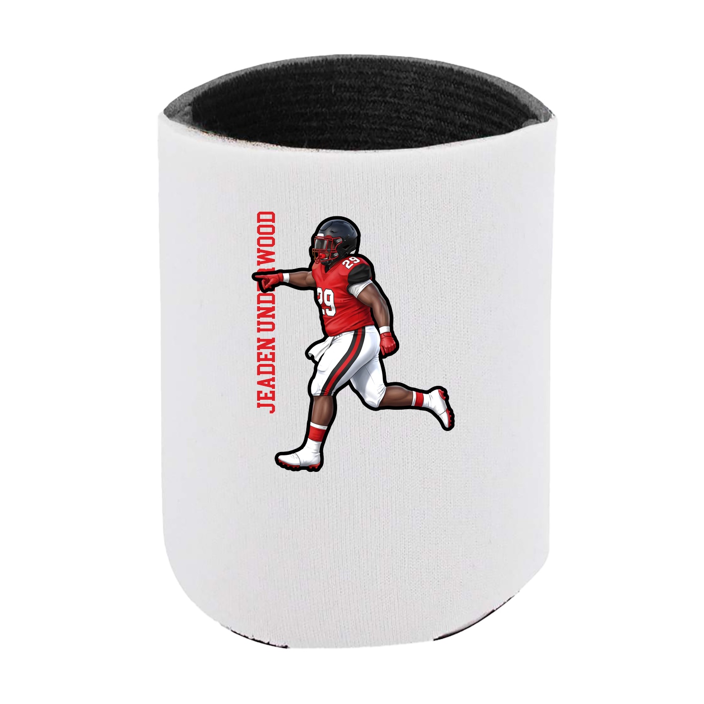 Can Holder — Name Vertical in White