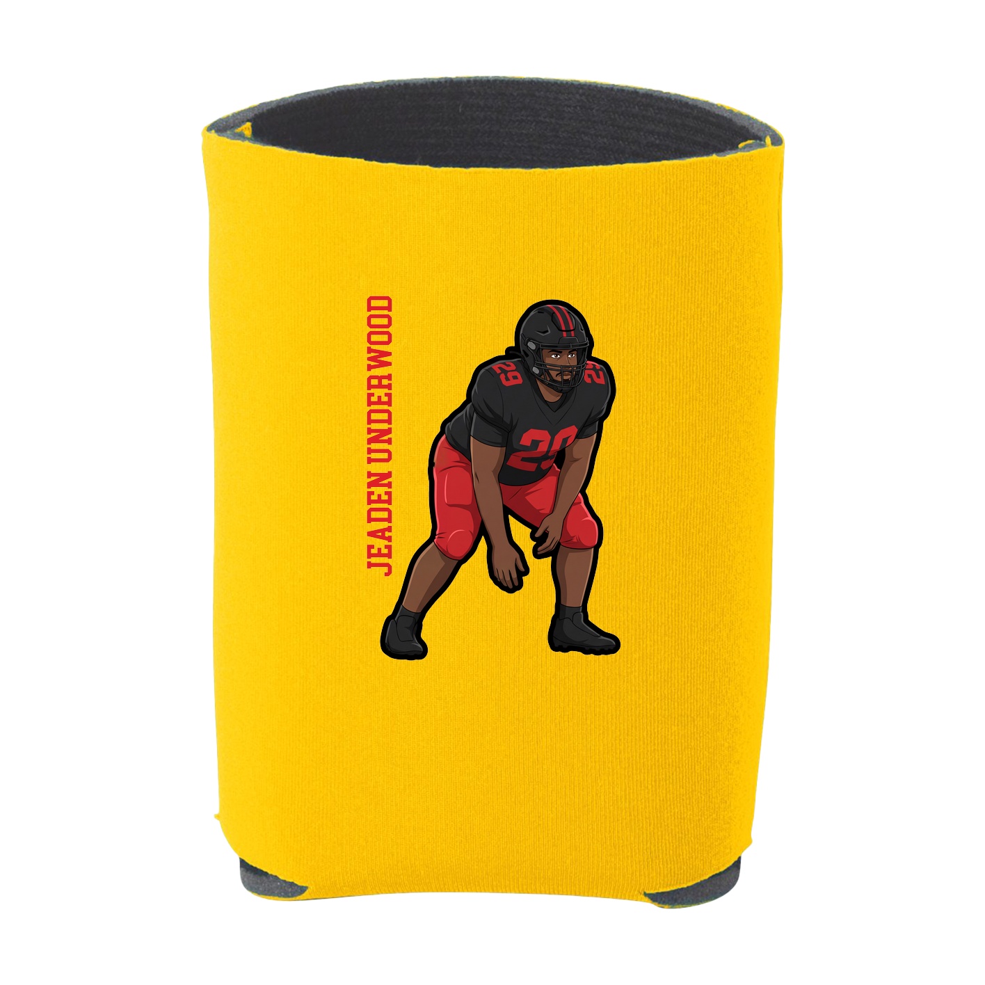 Can Holder — Name Vertical in Yellow