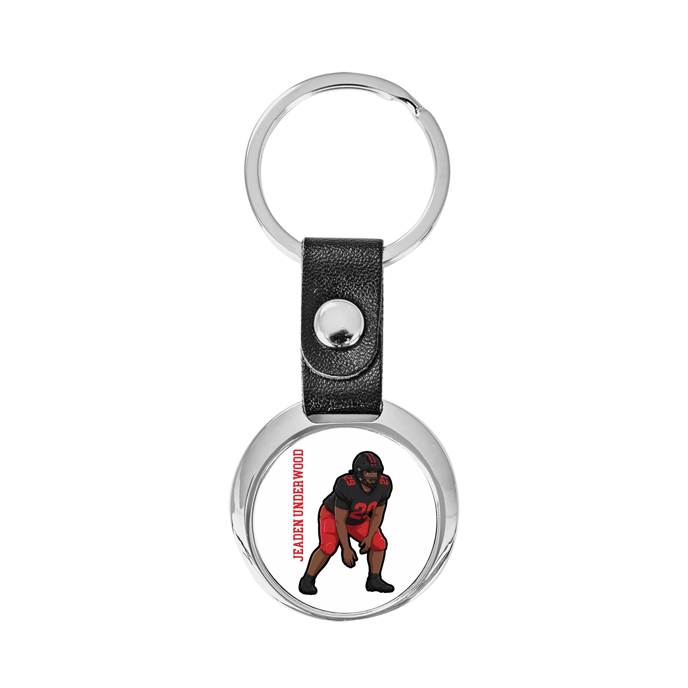 Key Chain — Name Vertical in Classic