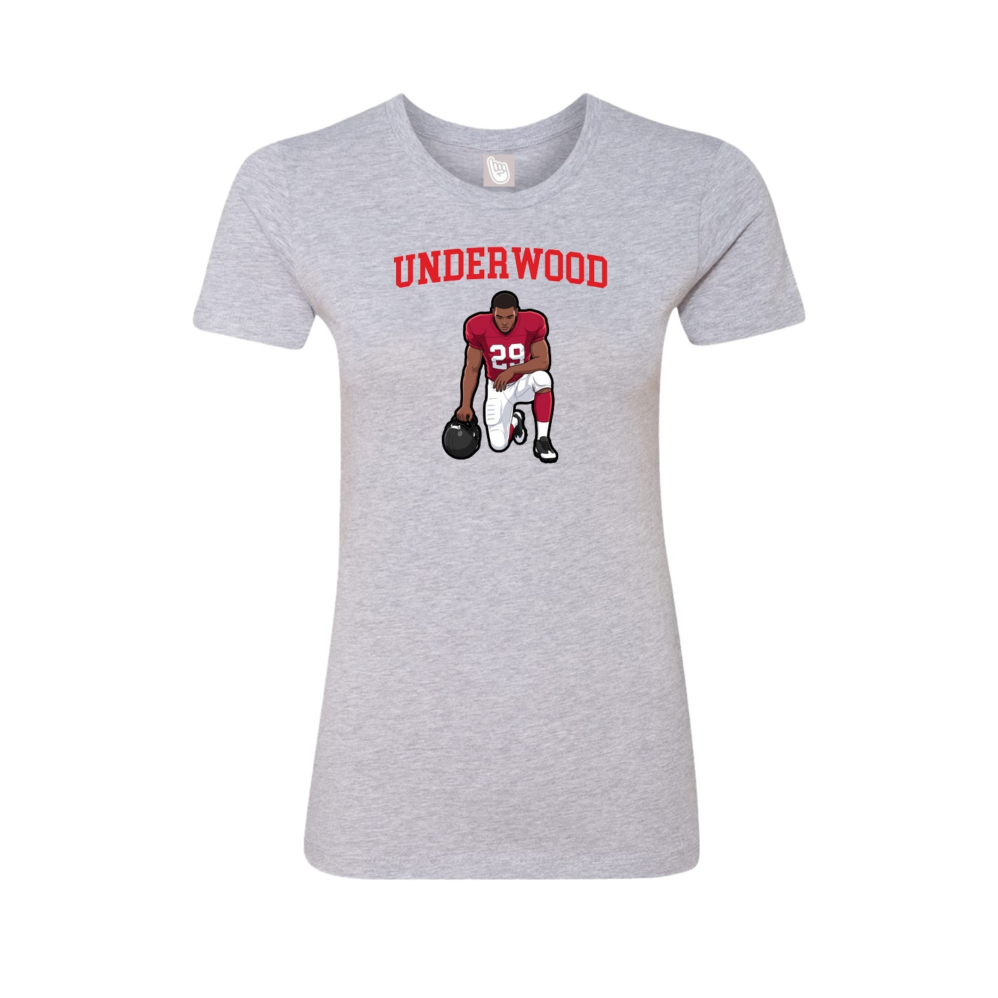Fitted Women's Tee — Shirsey in Grey