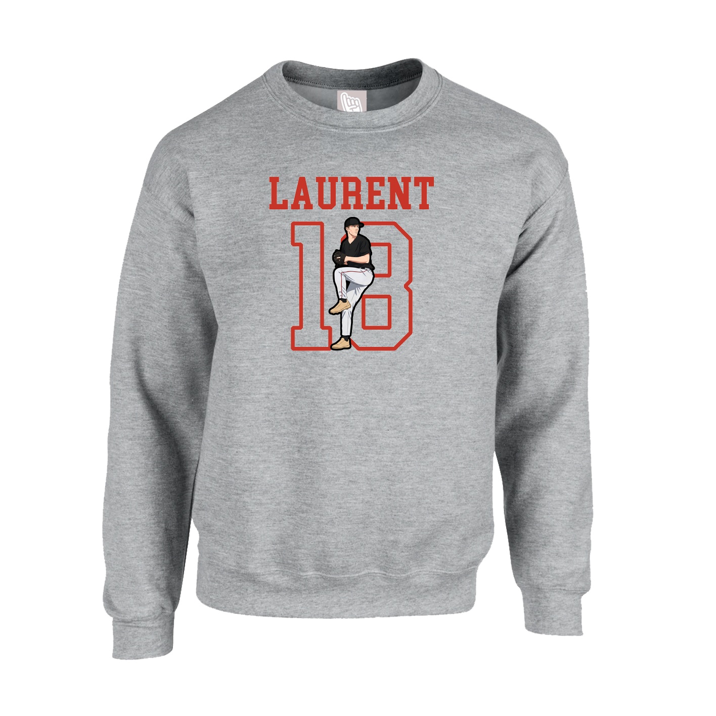 Fleece Crew — Shirsey in Grey