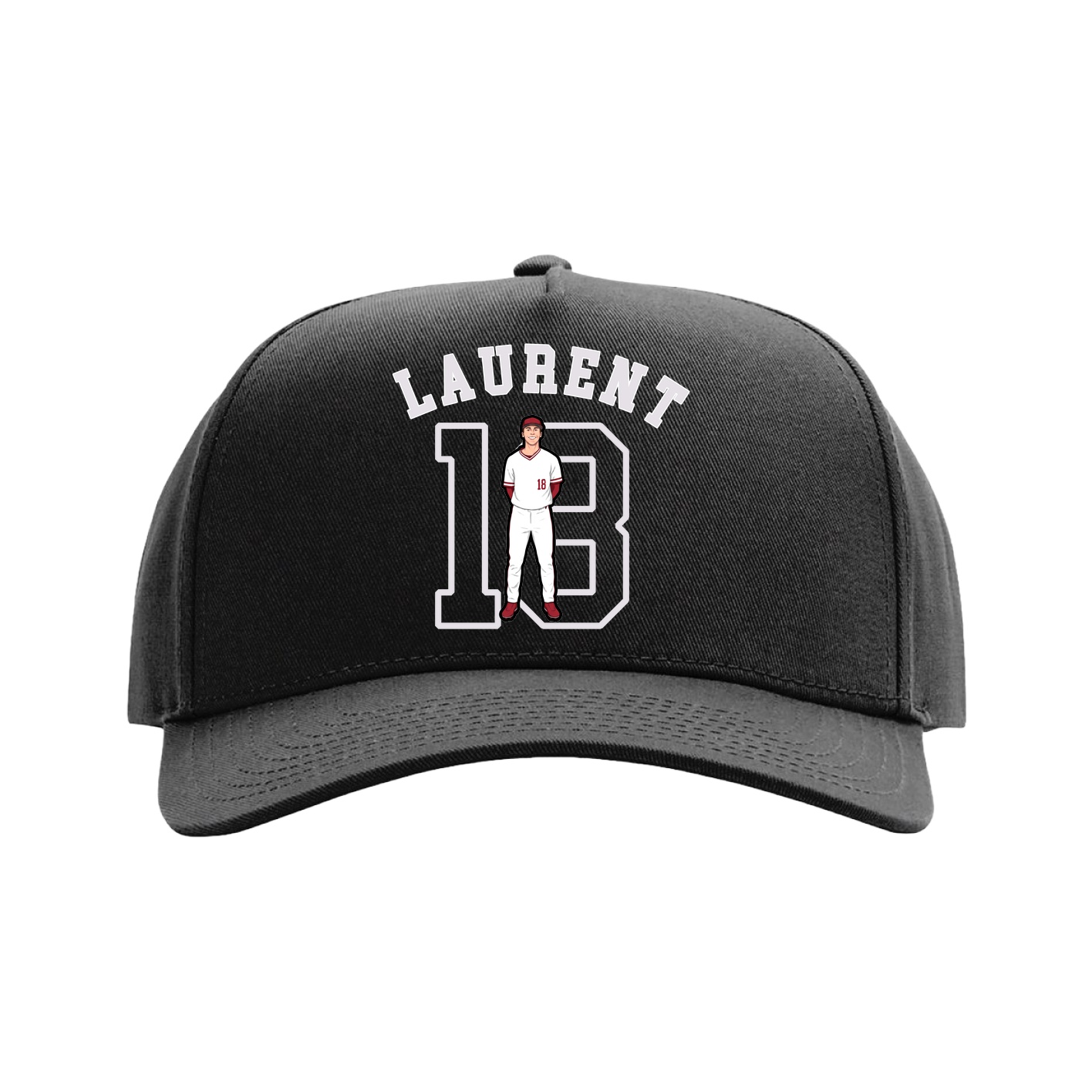 Full Fabric Five-Panel Champ Cap