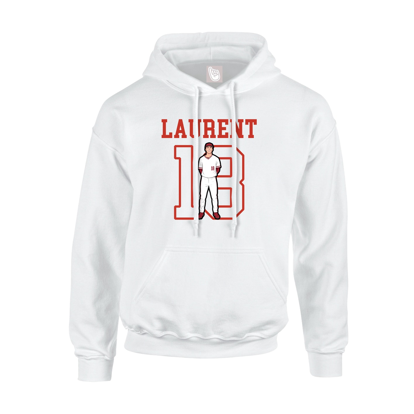 Hoodie — Shirsey in White