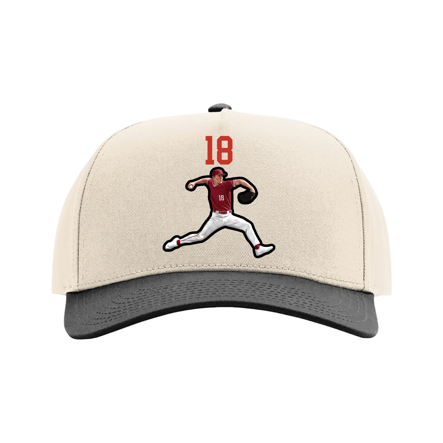 Full Fabric Five-Panel Champ Cap