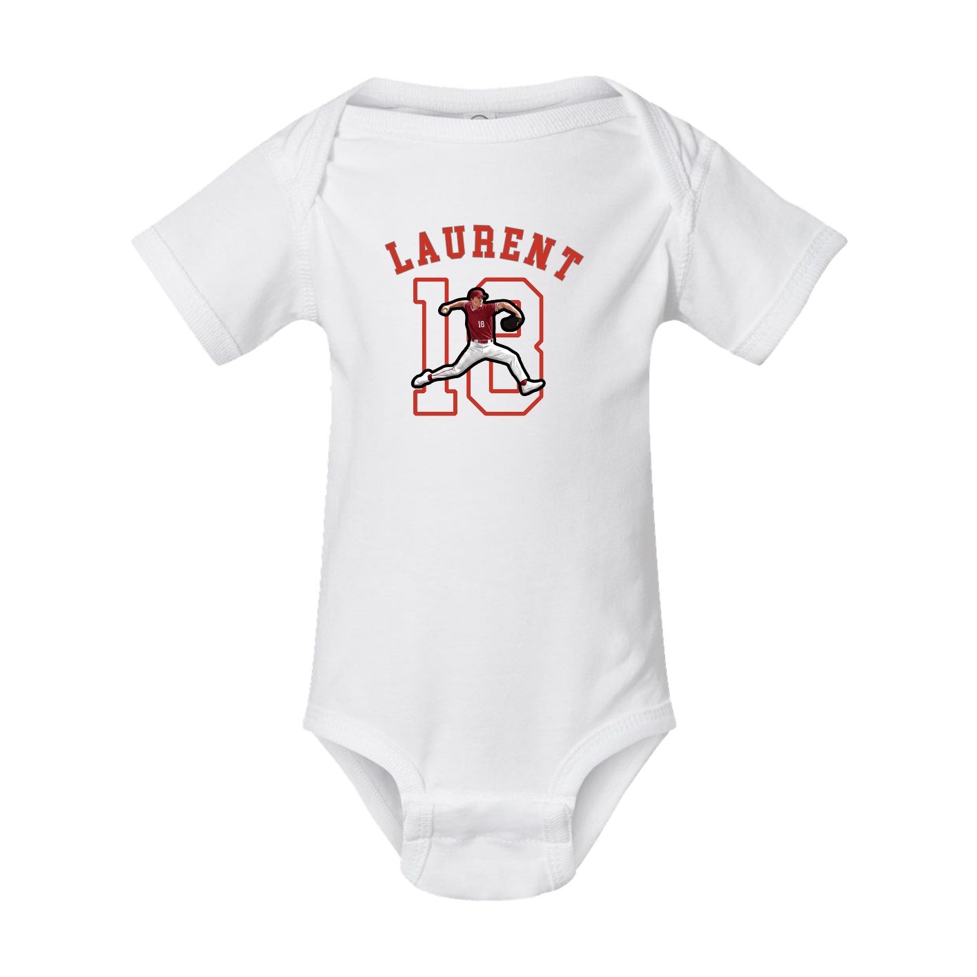 Baby Onesie — Shirsey Arch in White