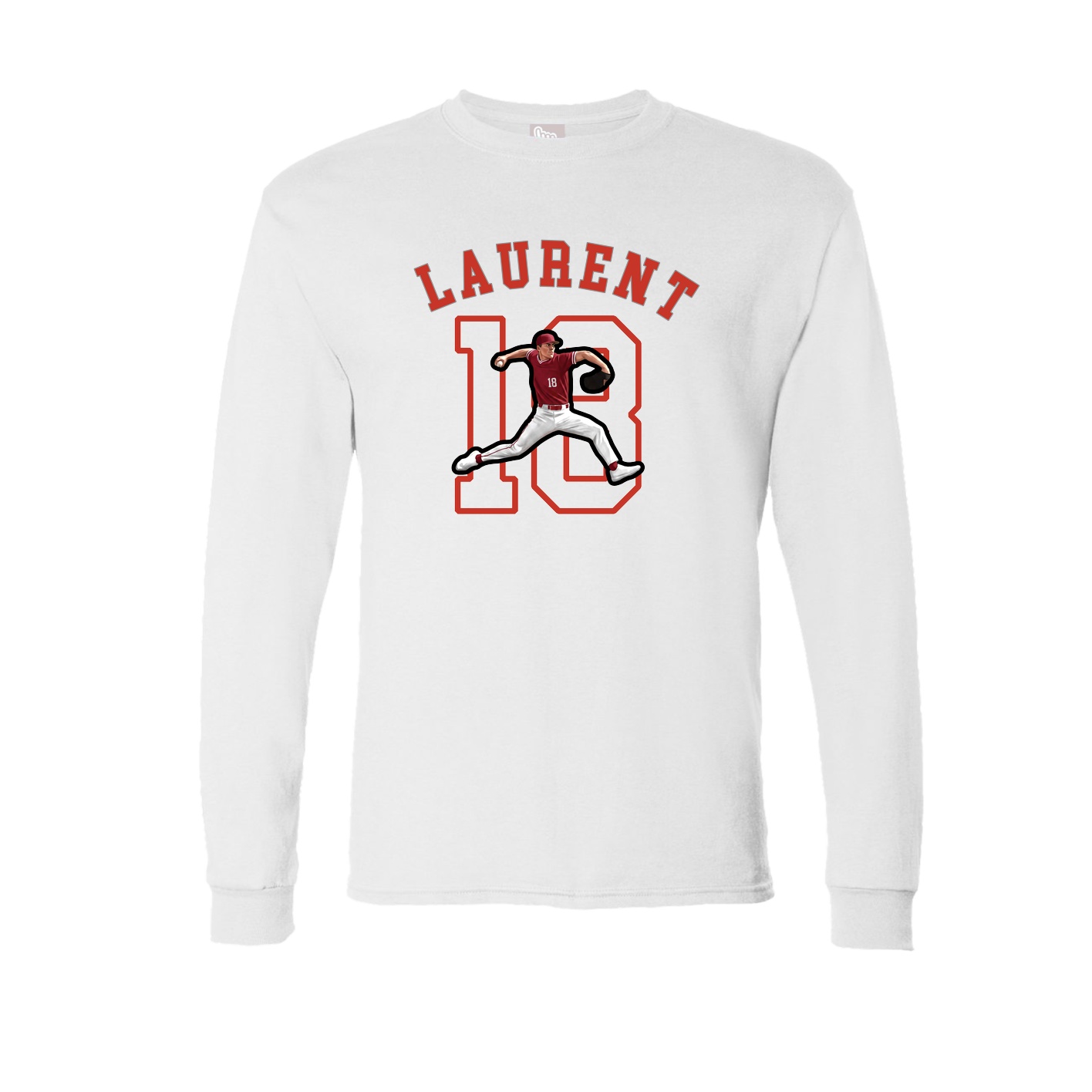 Long Sleeve Tee — Shirsey Arch in White