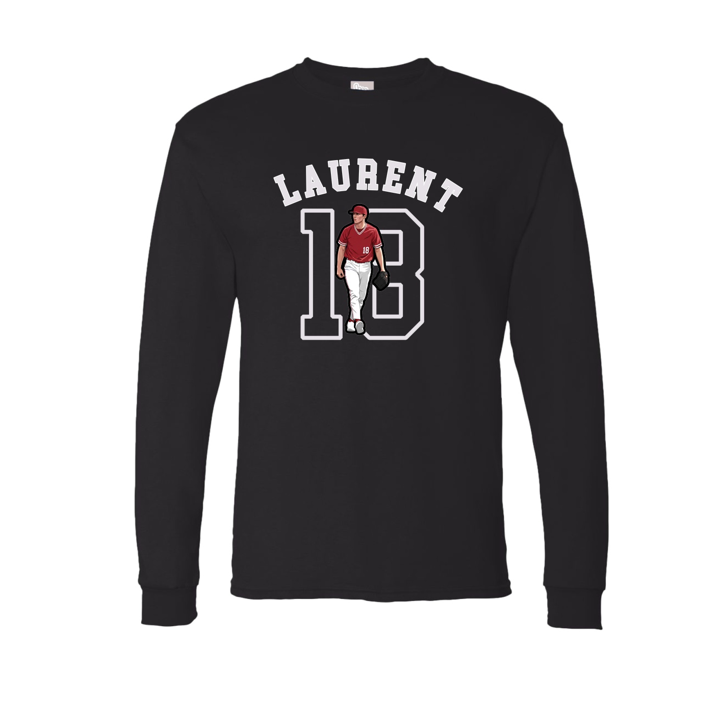 Long Sleeve Tee — Shirsey Arch in Black