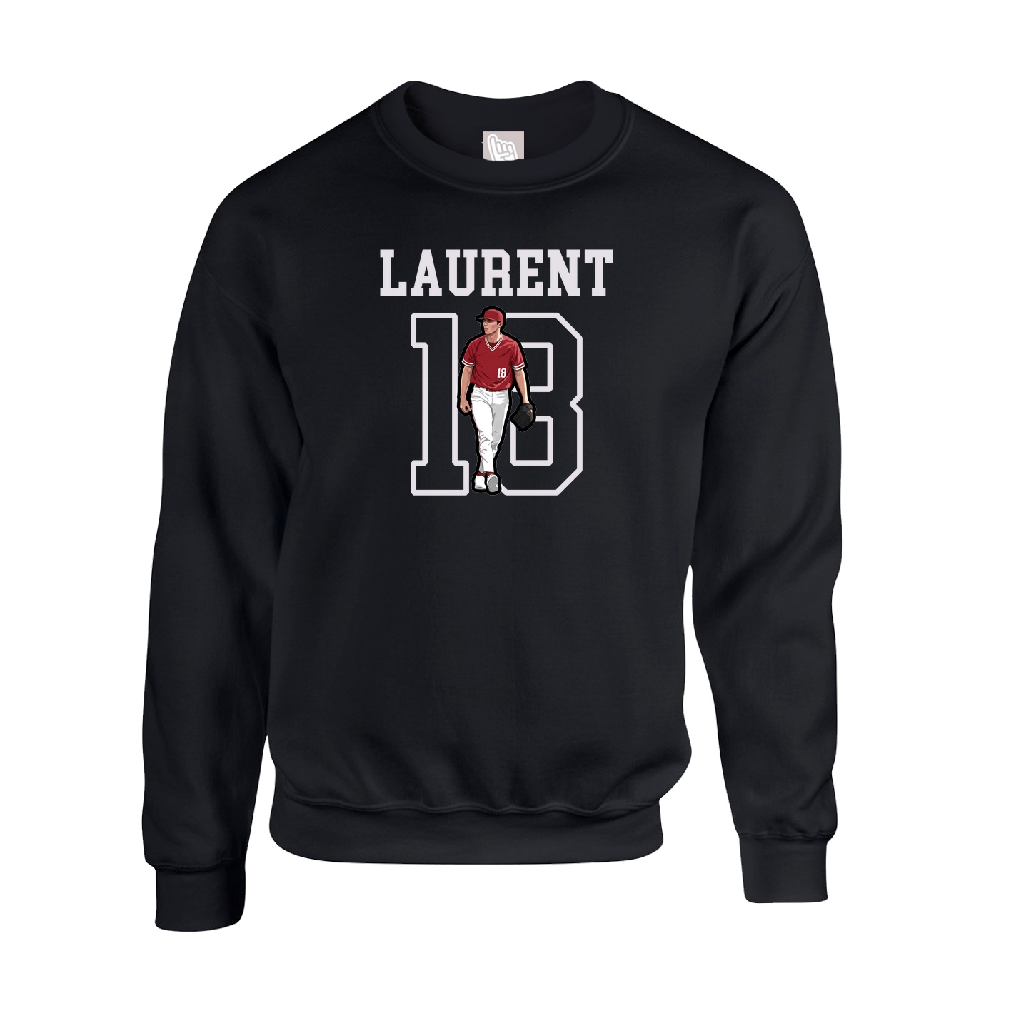 Fleece Crew — Shirsey in Black