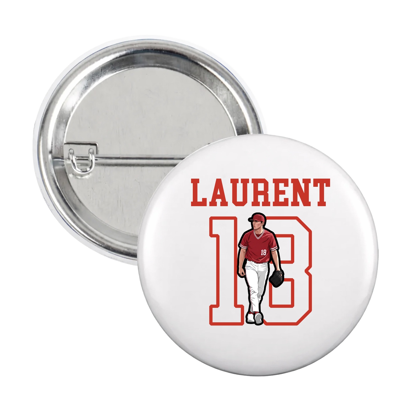 Game Day Button — Shirsey in White