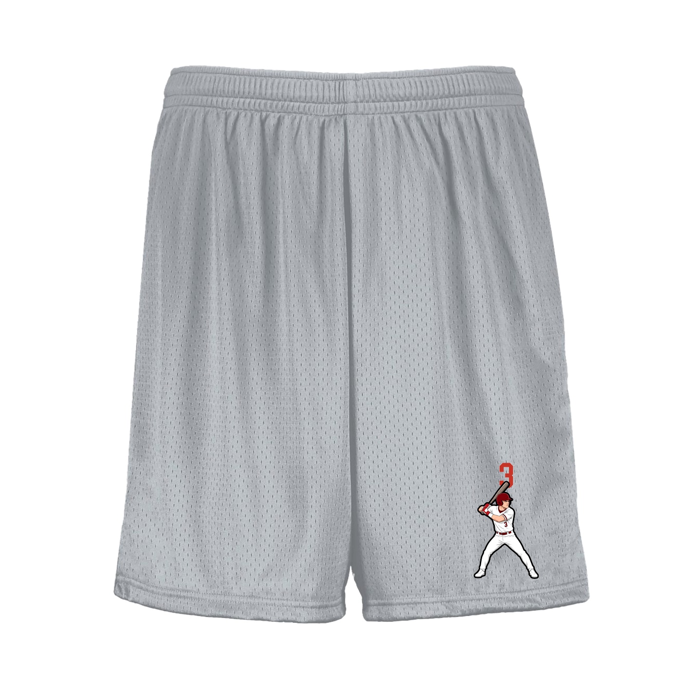 Shorts — Number Top in Silver
