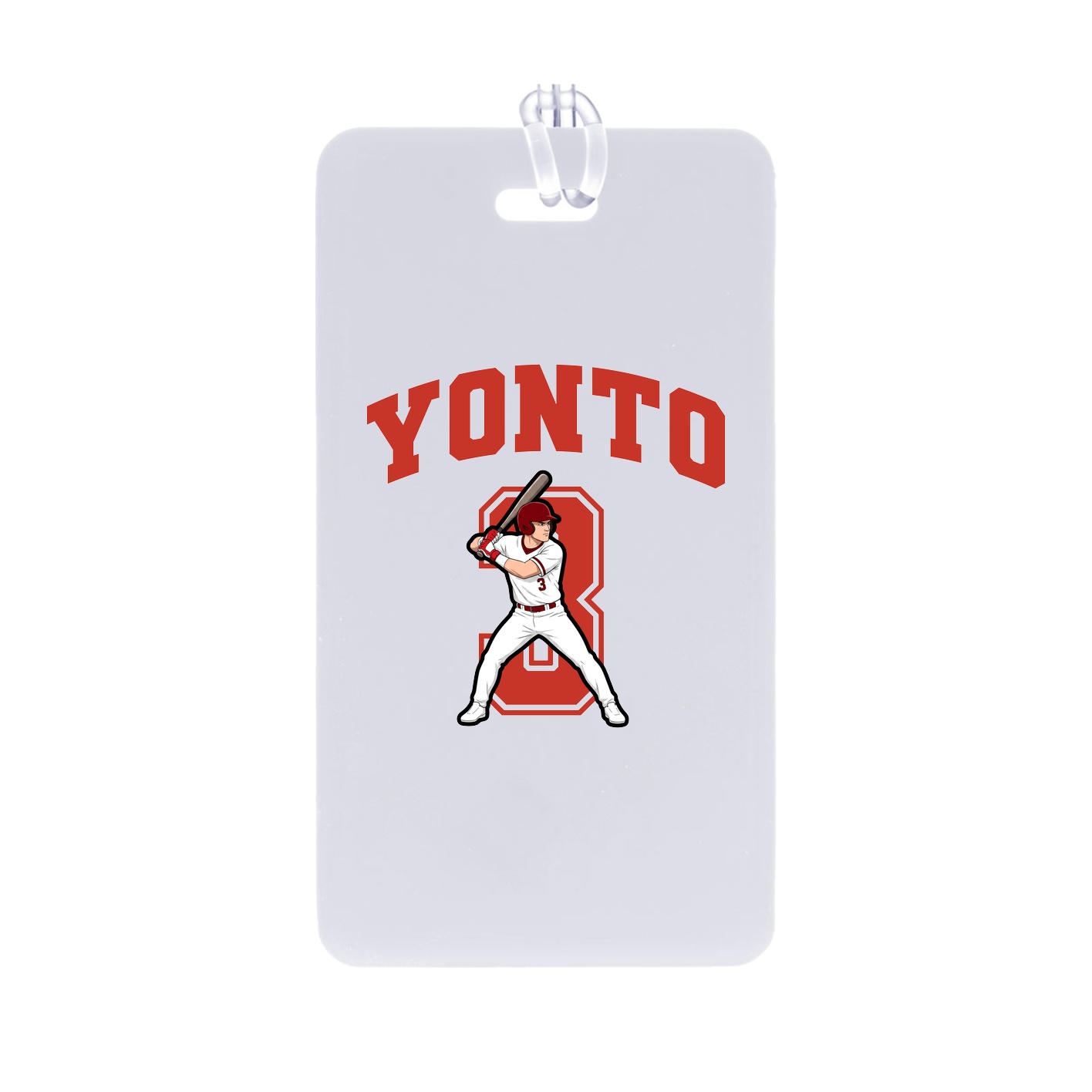 Bag Tag — Number in Classic