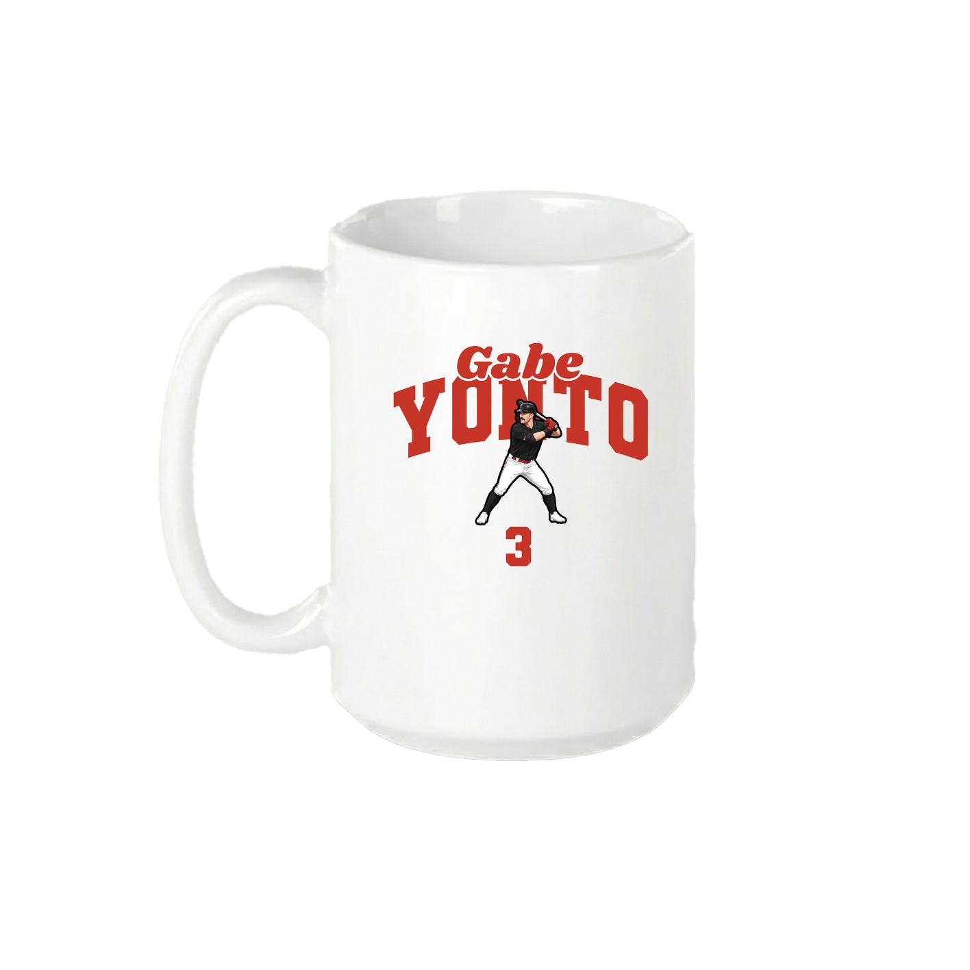 15oz Coffee Mug — Signature Arch in White