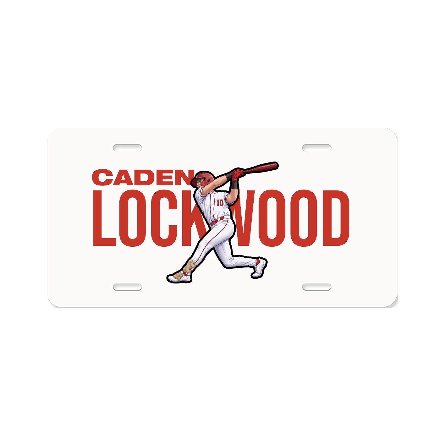 License Plate — Player Name in Classic