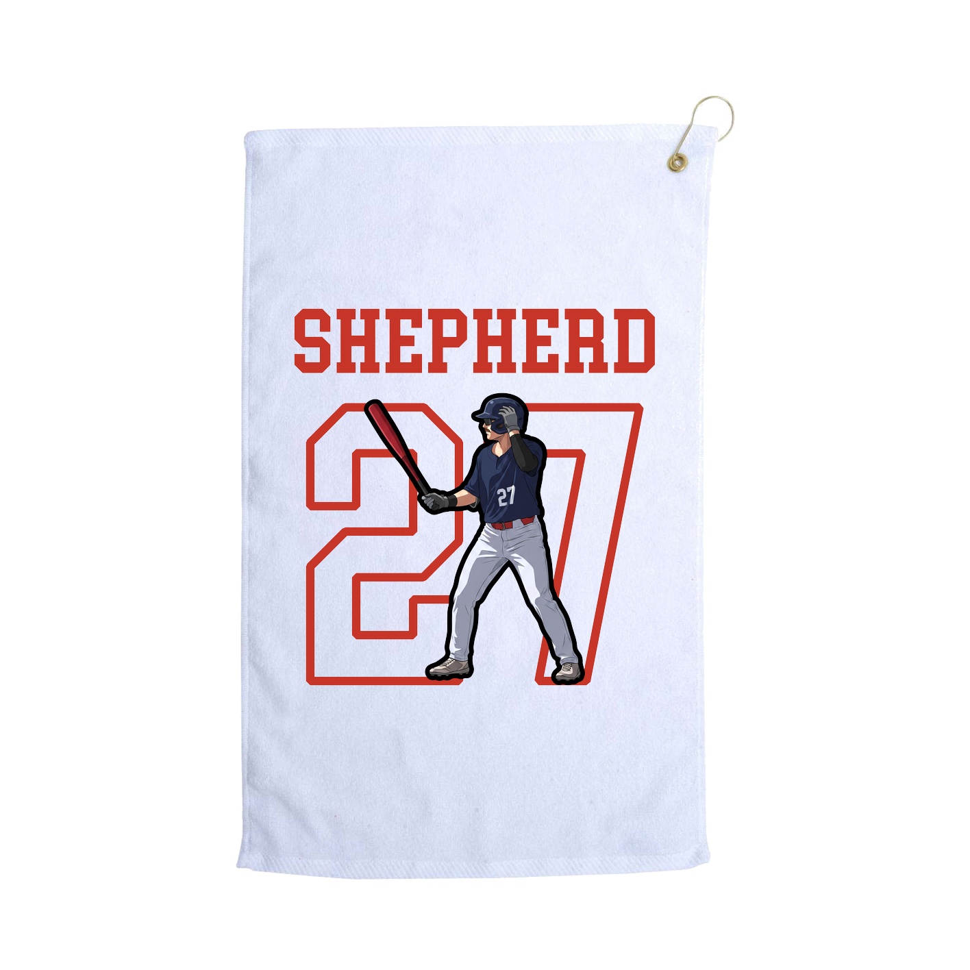 Golf Towel — Shirsey in White