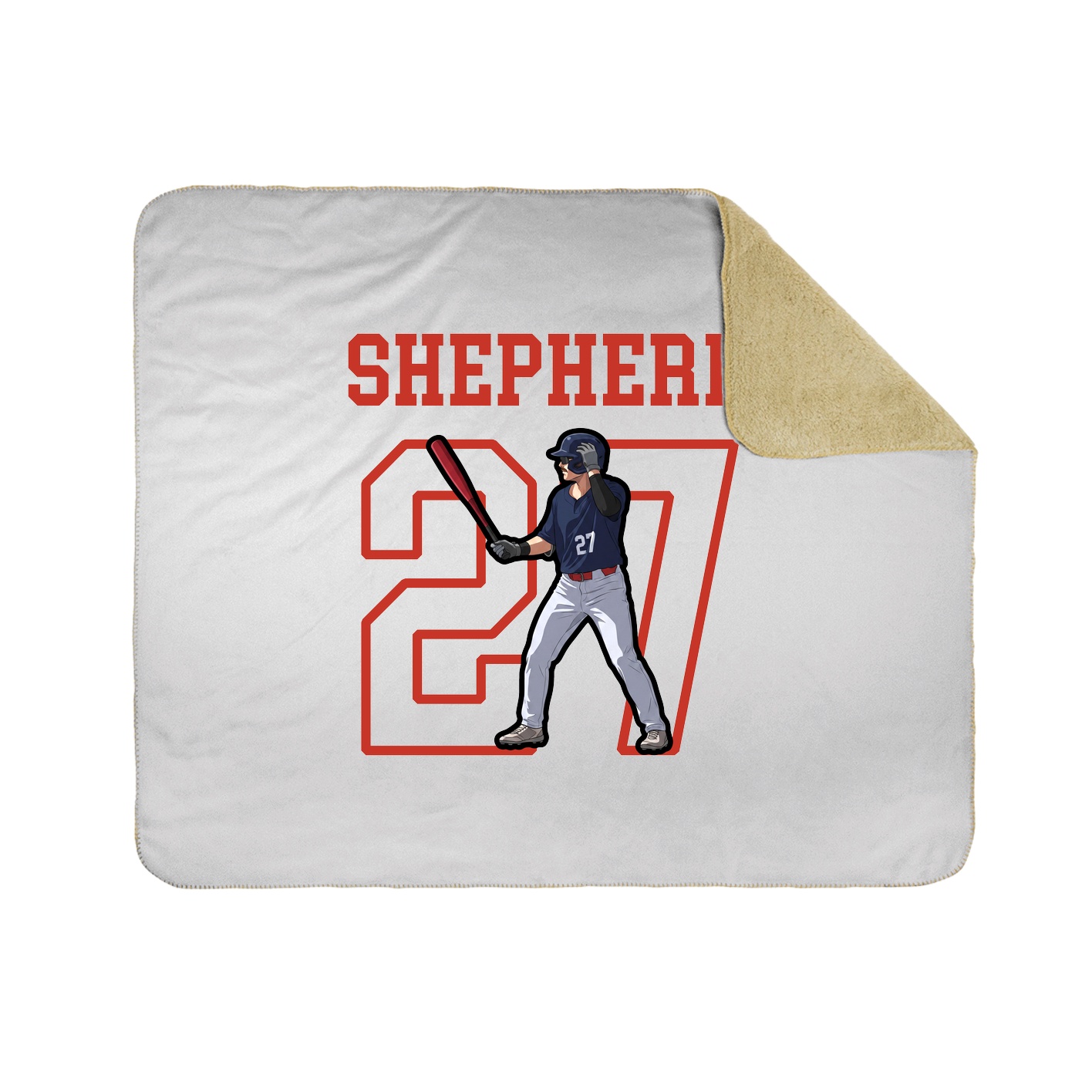 Throw Blanket — Shirsey in White