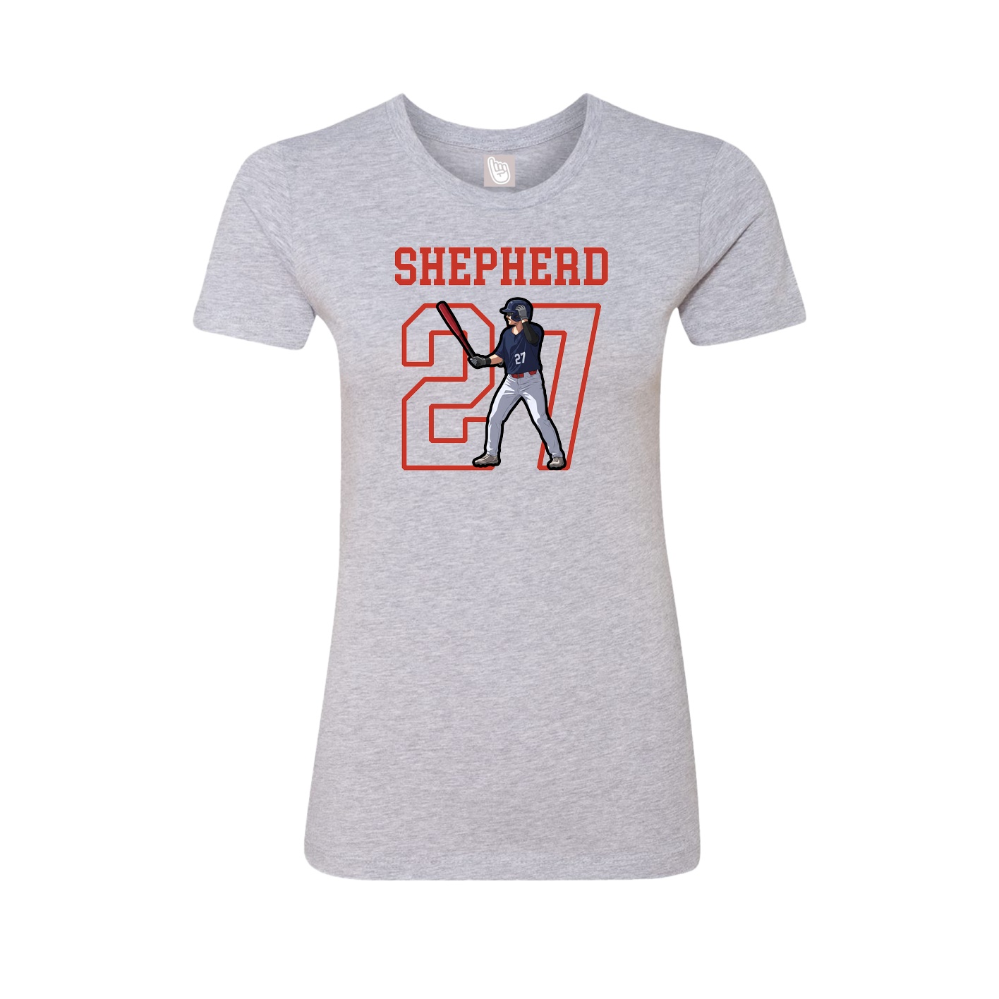 Fitted Women's Tee — Shirsey in Grey