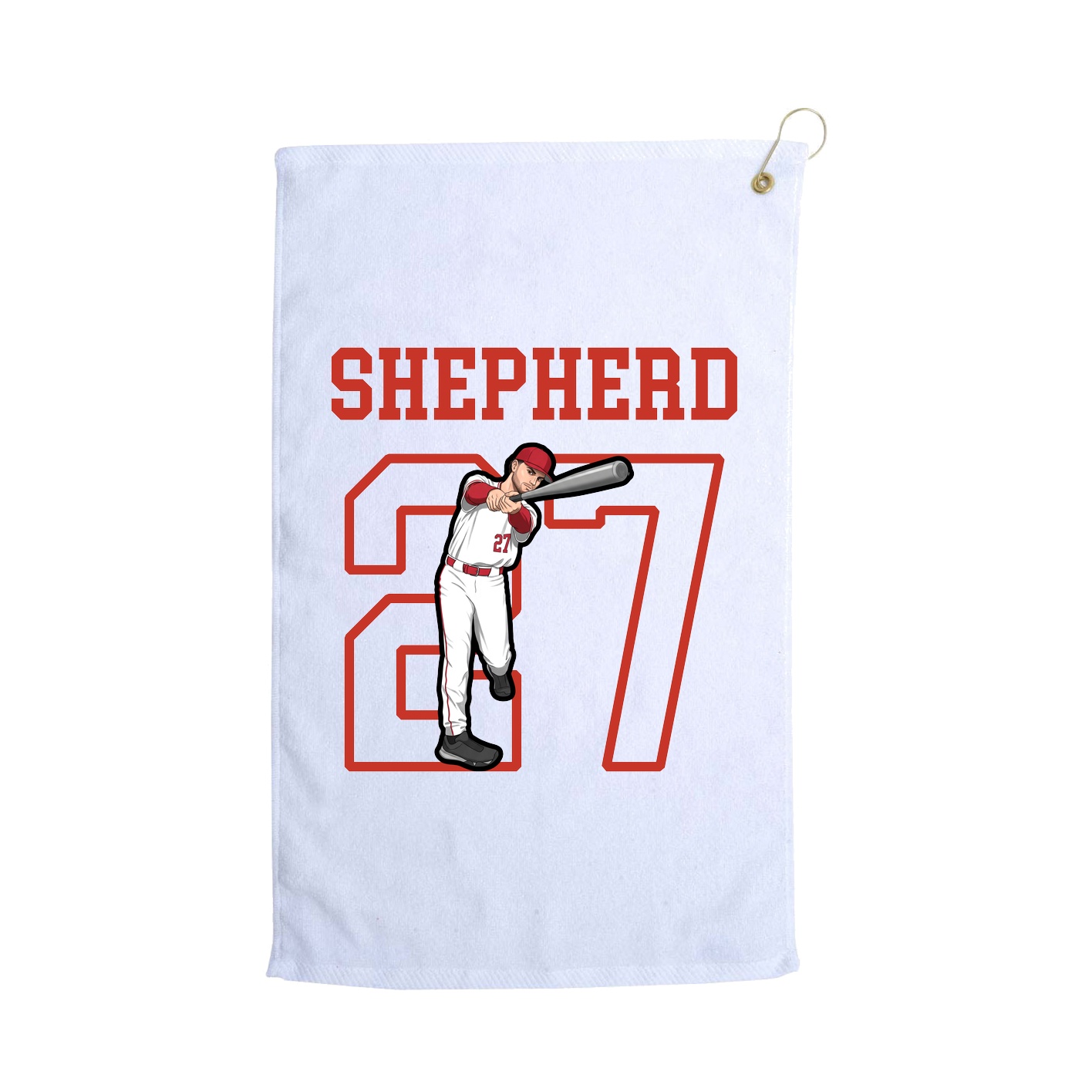 Golf Towel — Shirsey in White