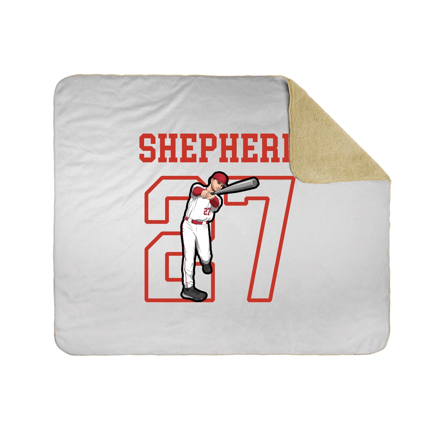 Throw Blanket — Shirsey in White