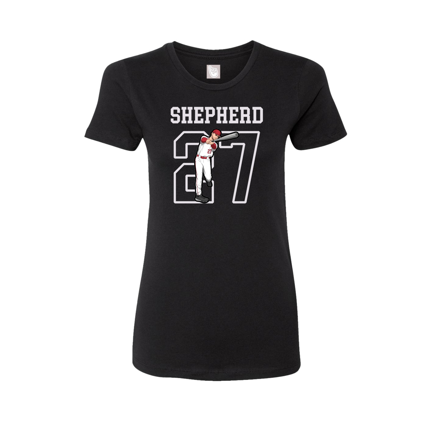 Fitted Women's Tee — Shirsey in Black