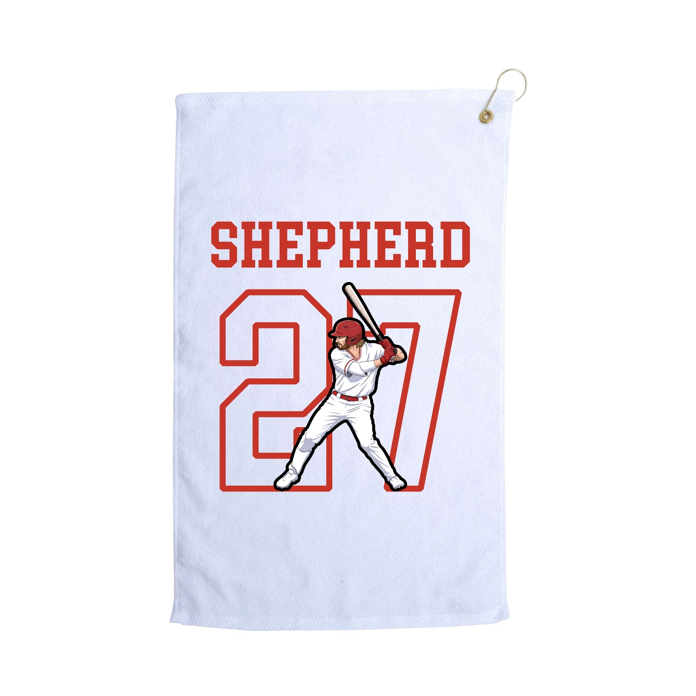 Golf Towel — Shirsey in White