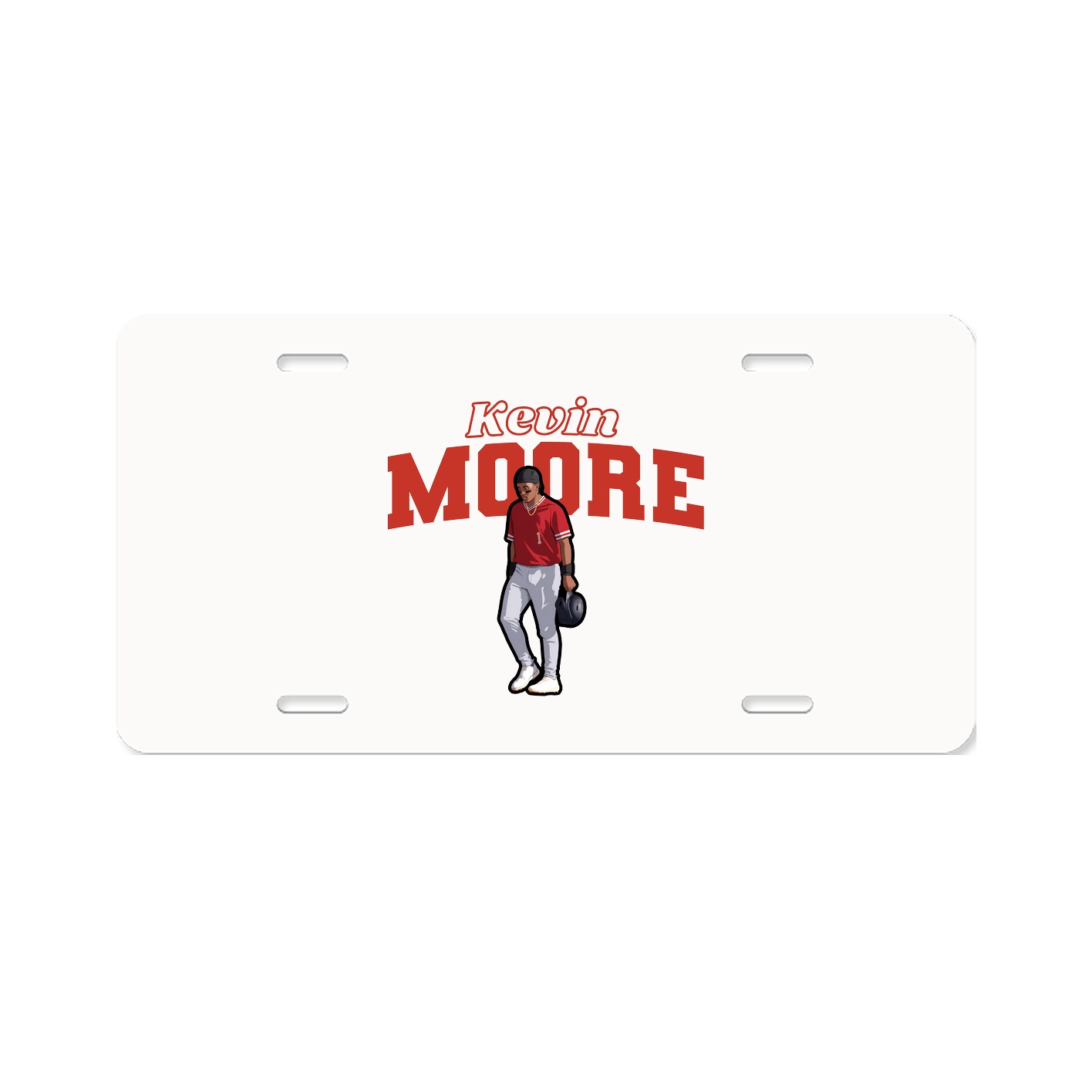 License Plate — Name Arch in Classic