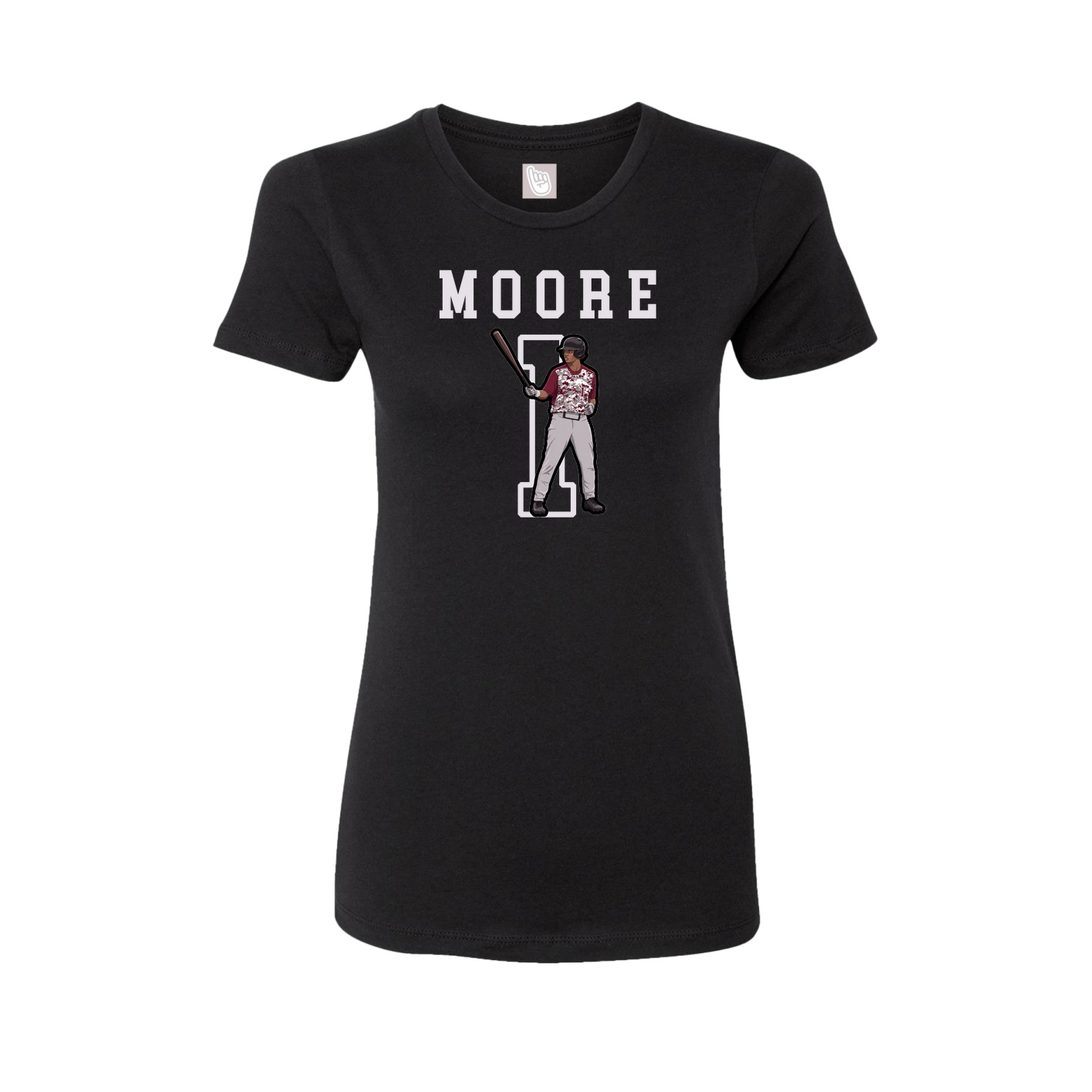 Fitted Women's Tee — Shirsey in Black