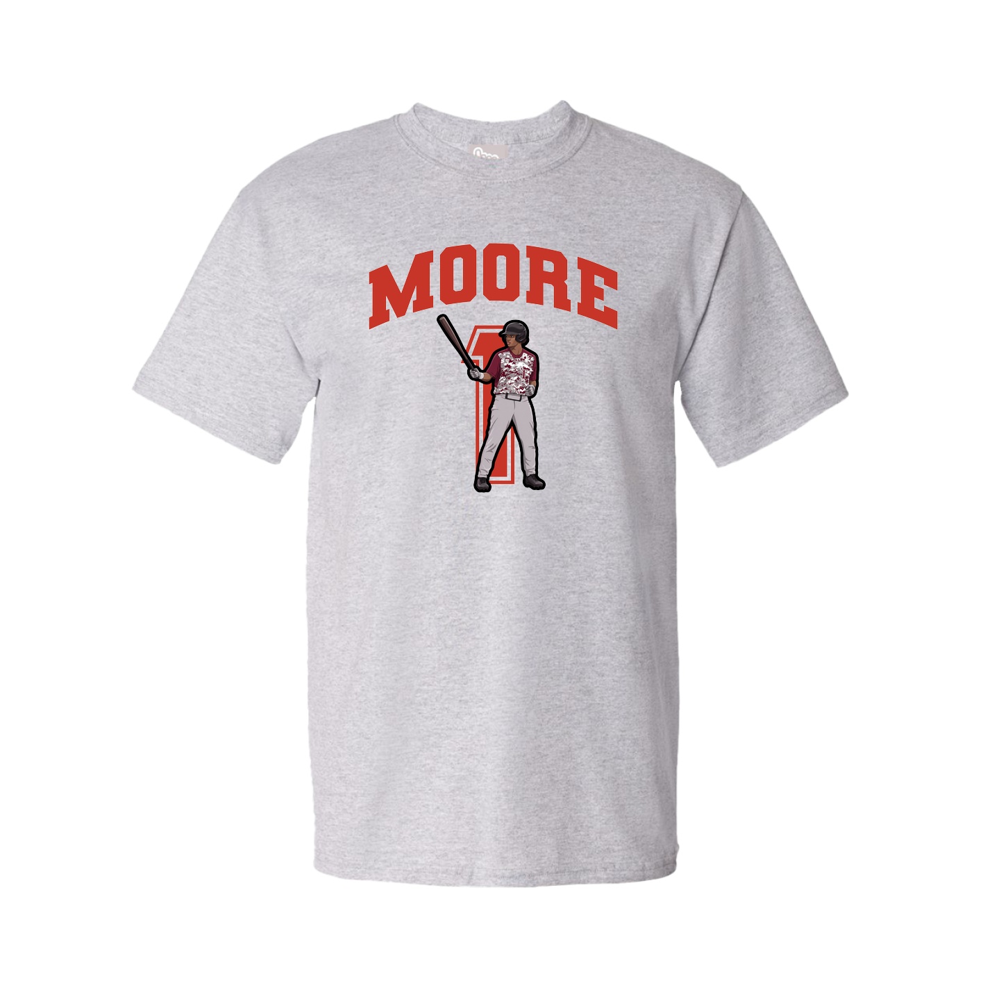 Tee — Number in Grey