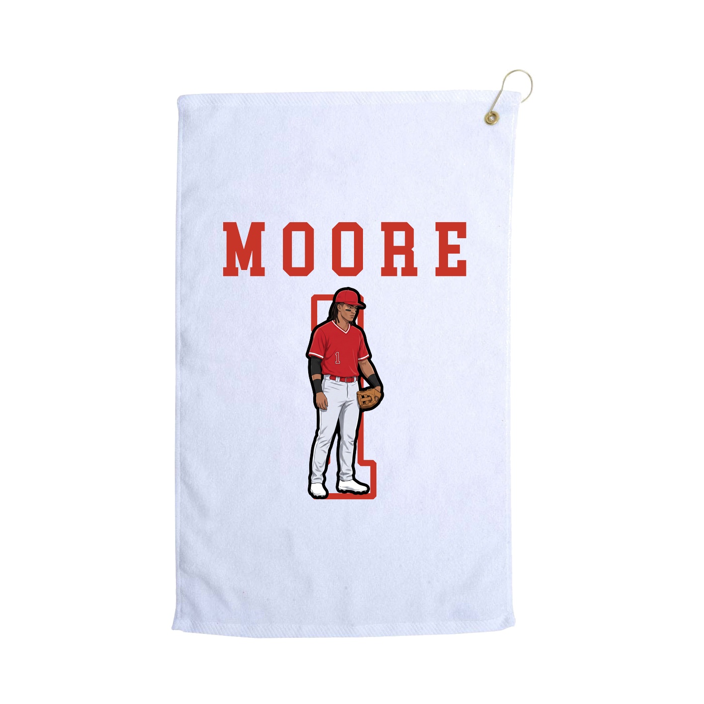 Golf Towel — Shirsey in White