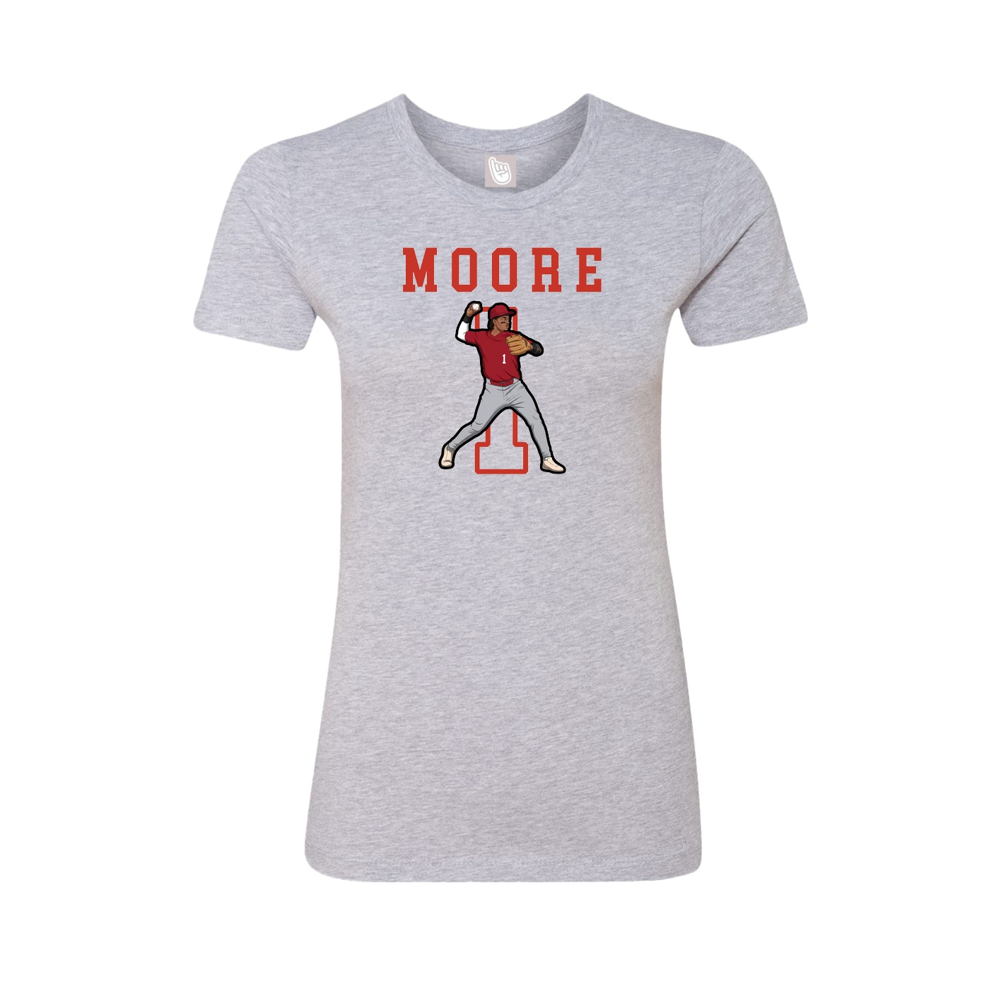 Fitted Women's Tee — Shirsey in Grey