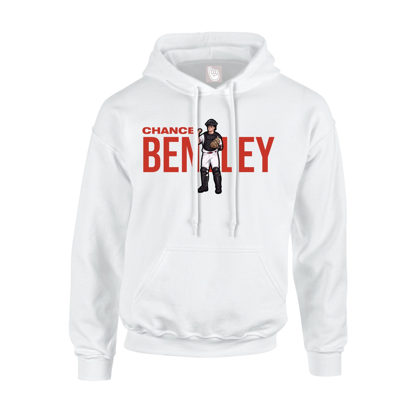 Youth Hoodie — Player Name in White