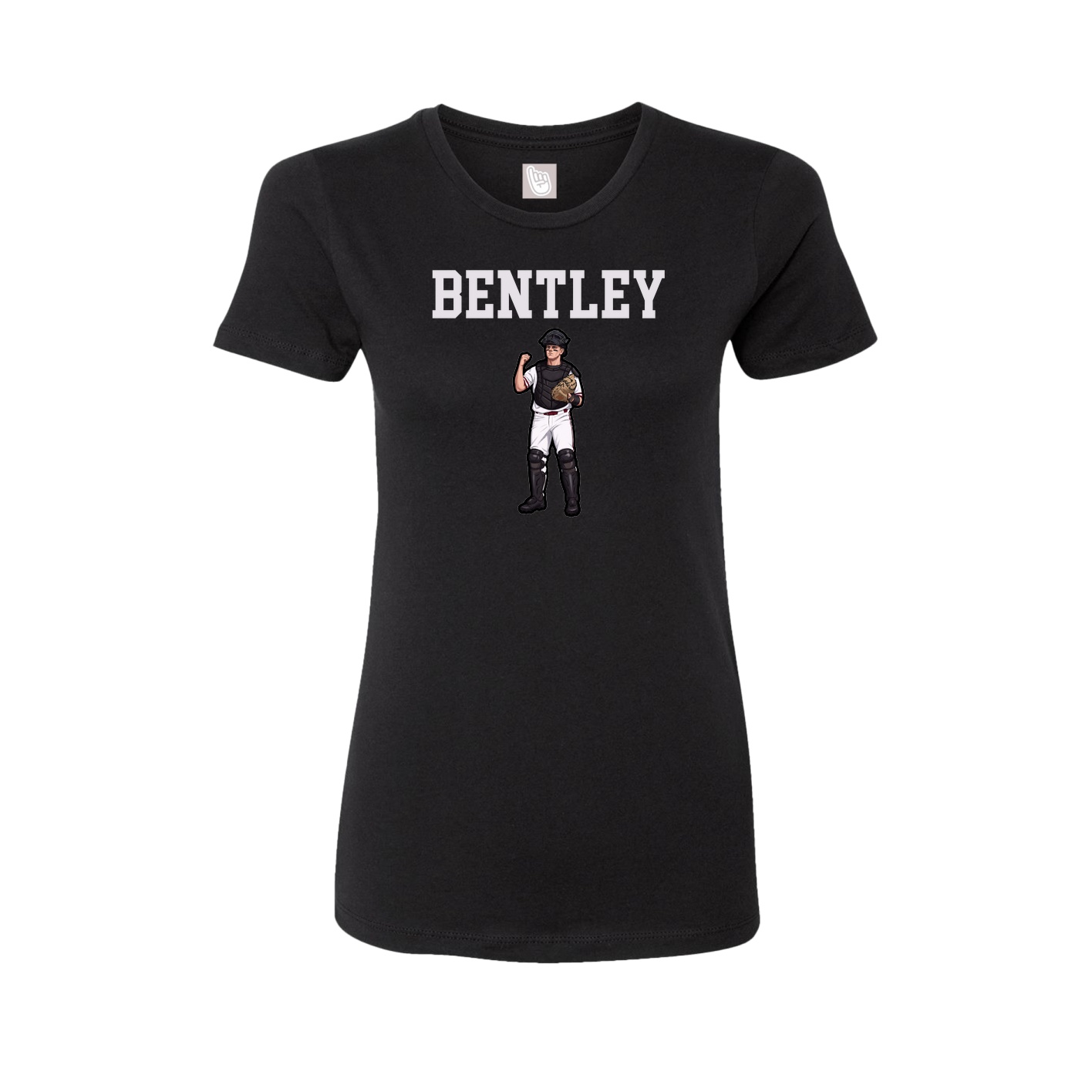 Fitted Women's Tee — Shirsey in Black
