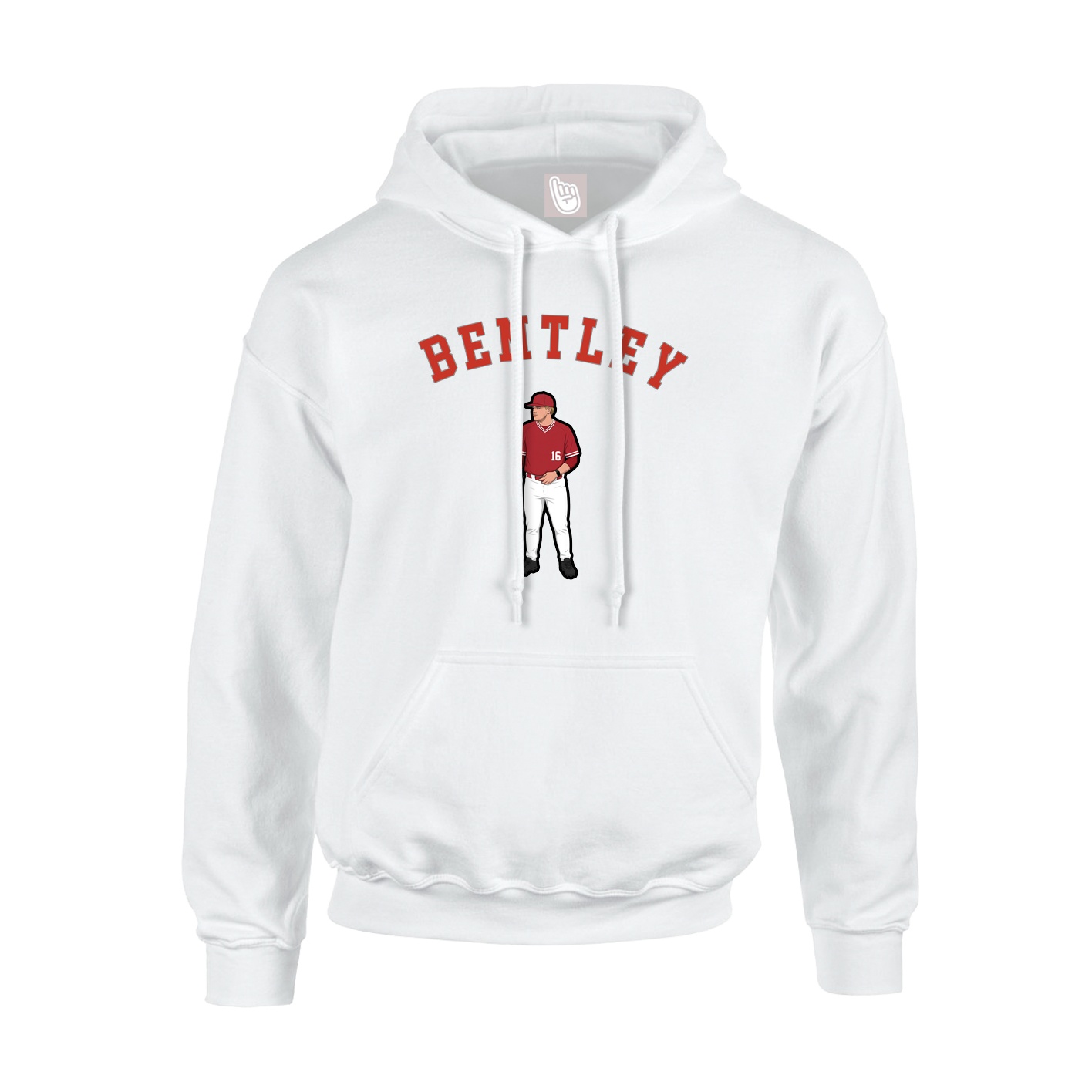 Hoodie — Shirsey Arch in White