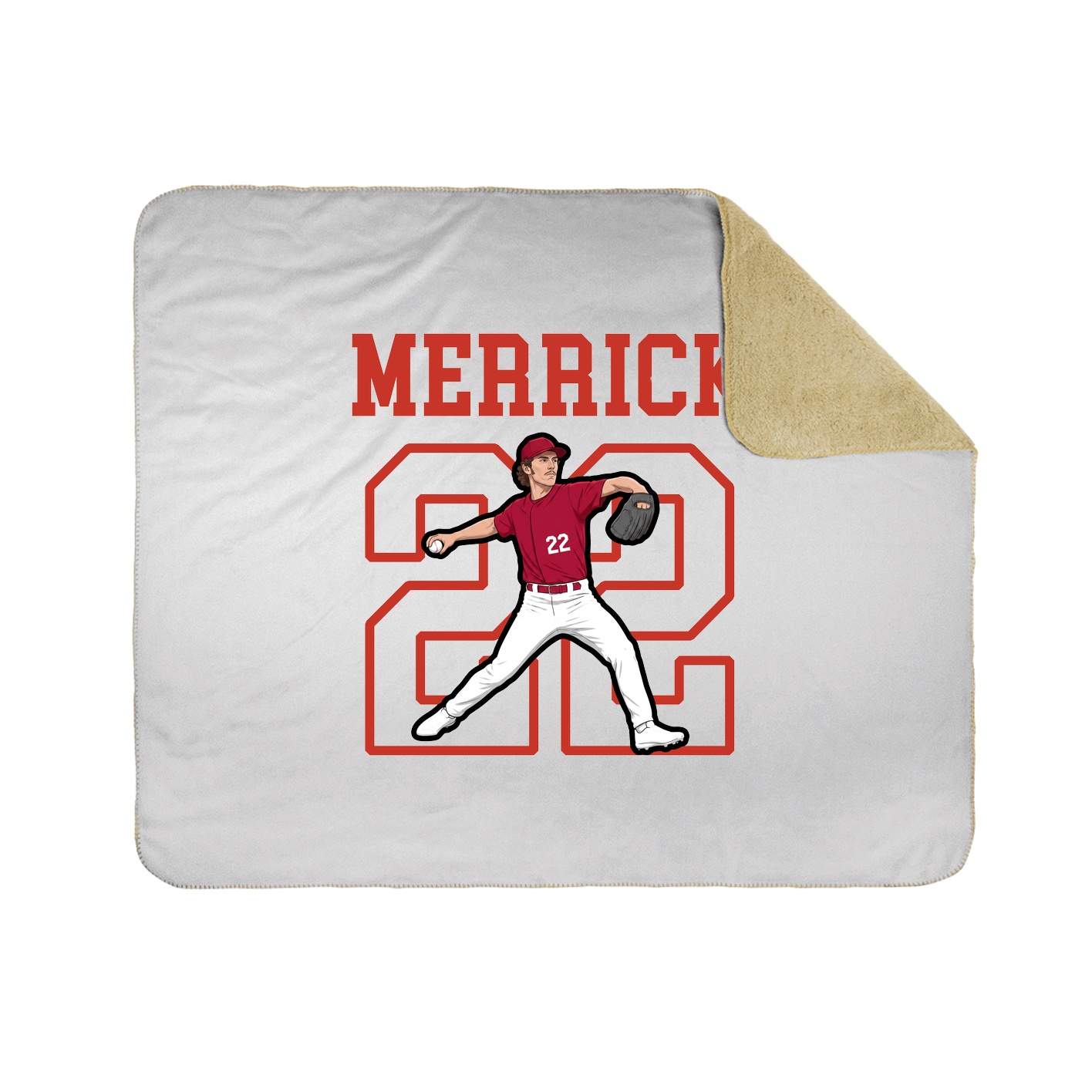 Throw Blanket — Shirsey in White