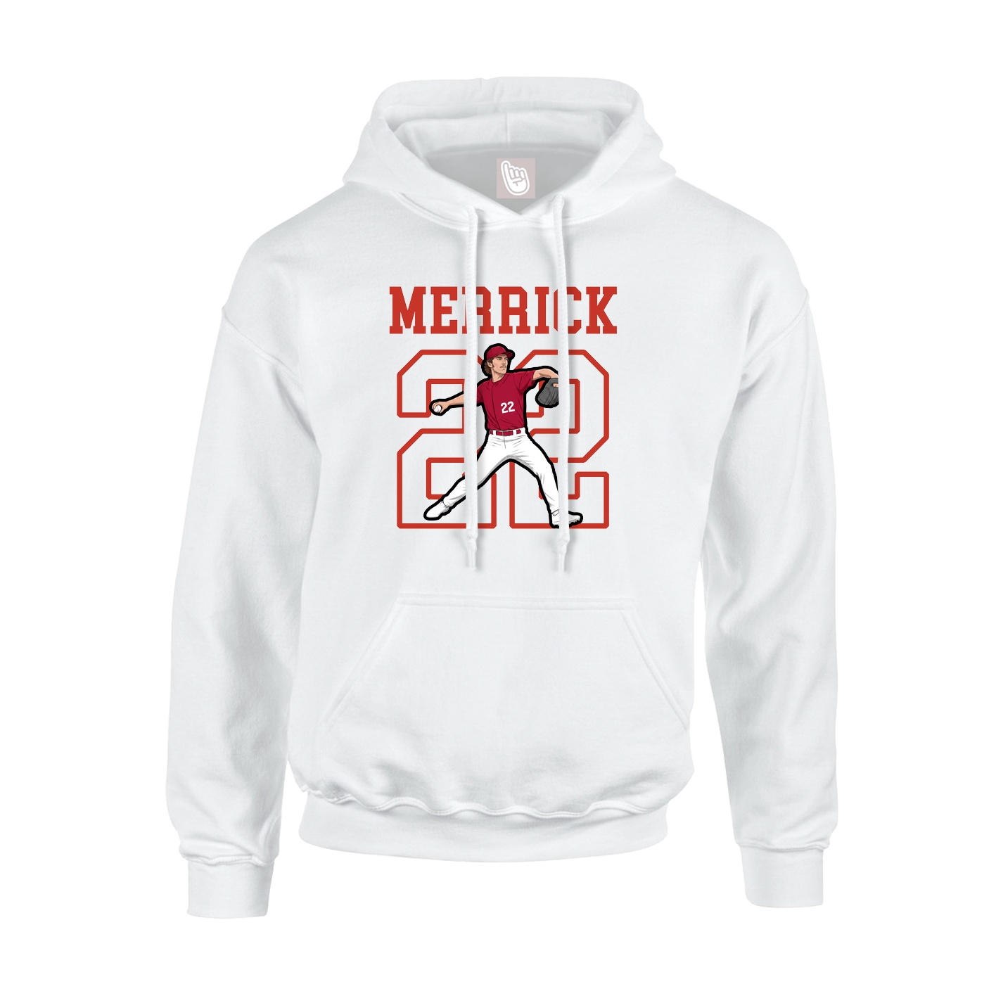 Hoodie — Shirsey in White