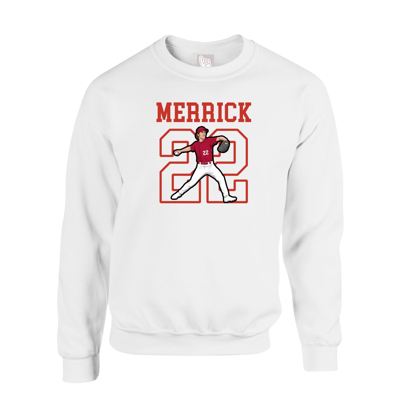 Fleece Crew — Shirsey in White