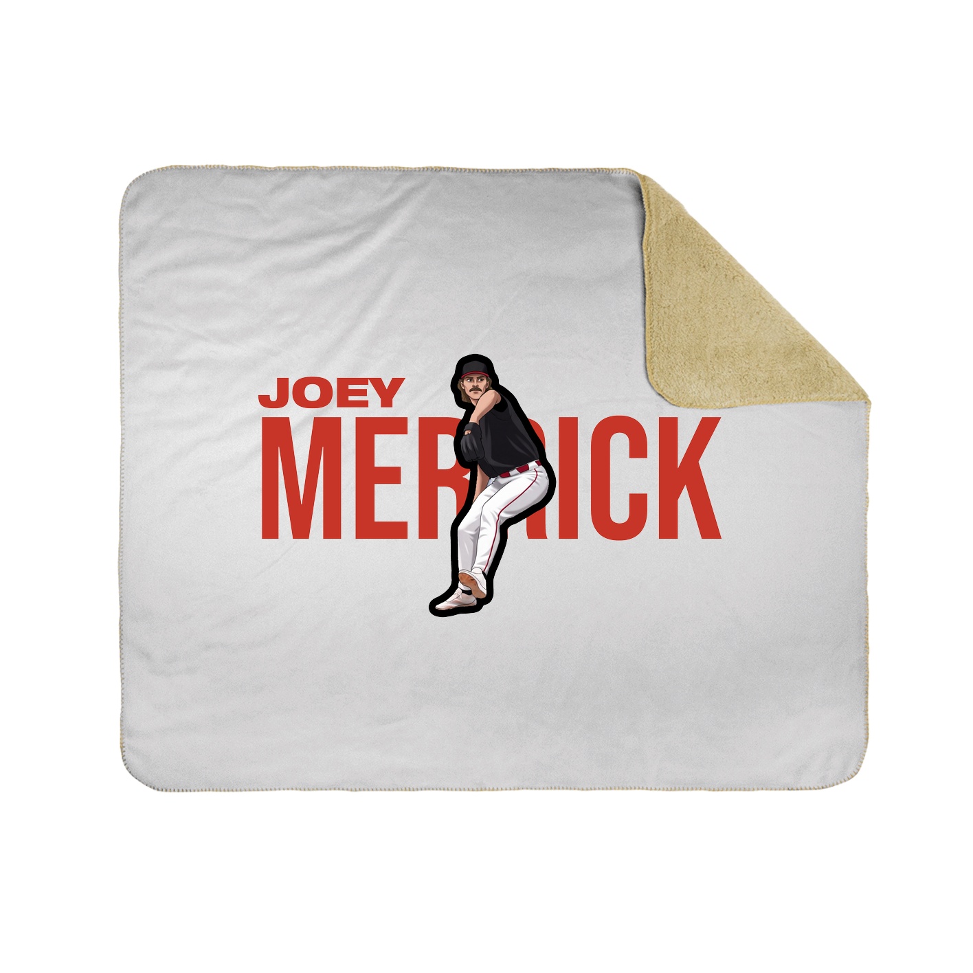 Throw Blanket — Player Name in White