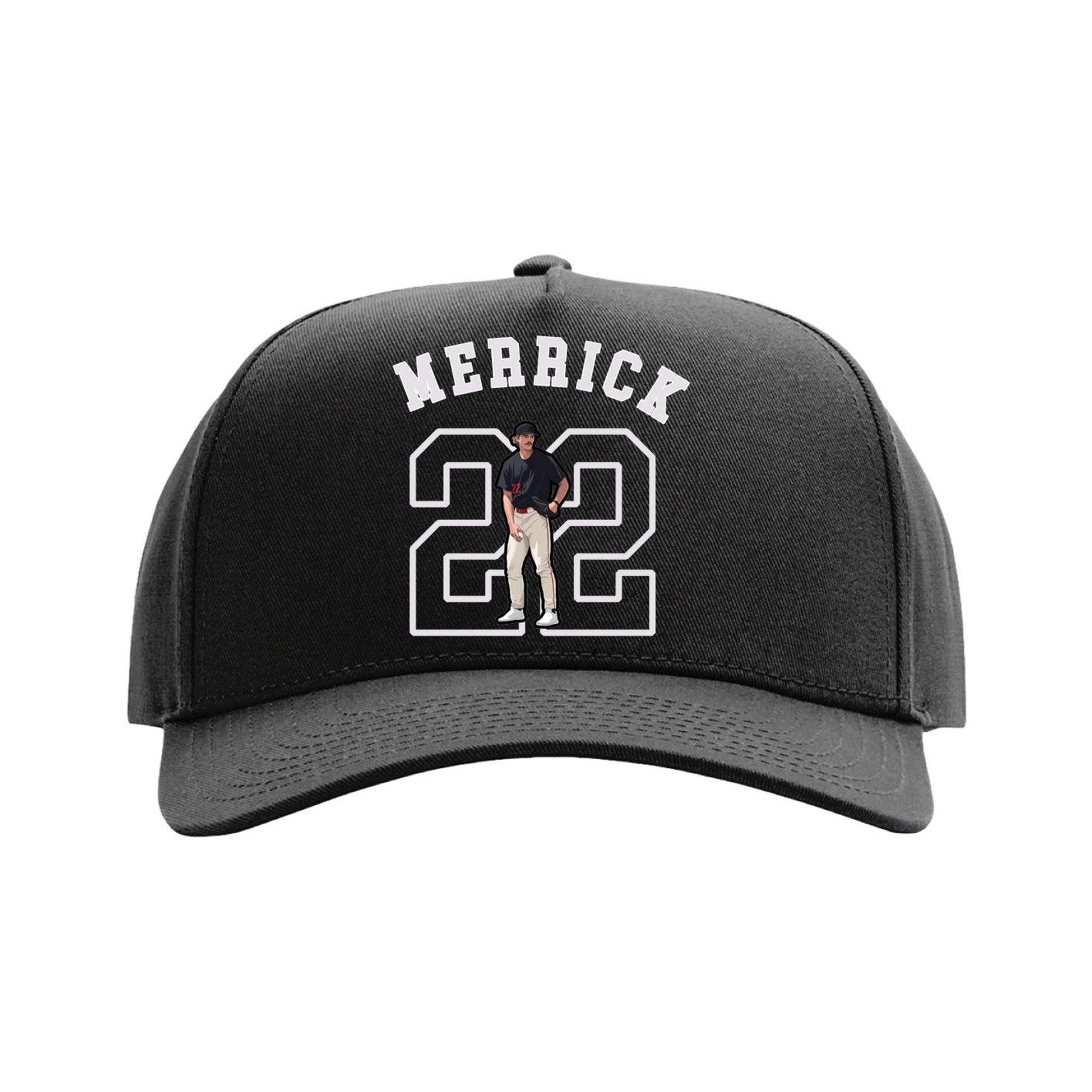 Full Fabric Five-Panel Champ Cap