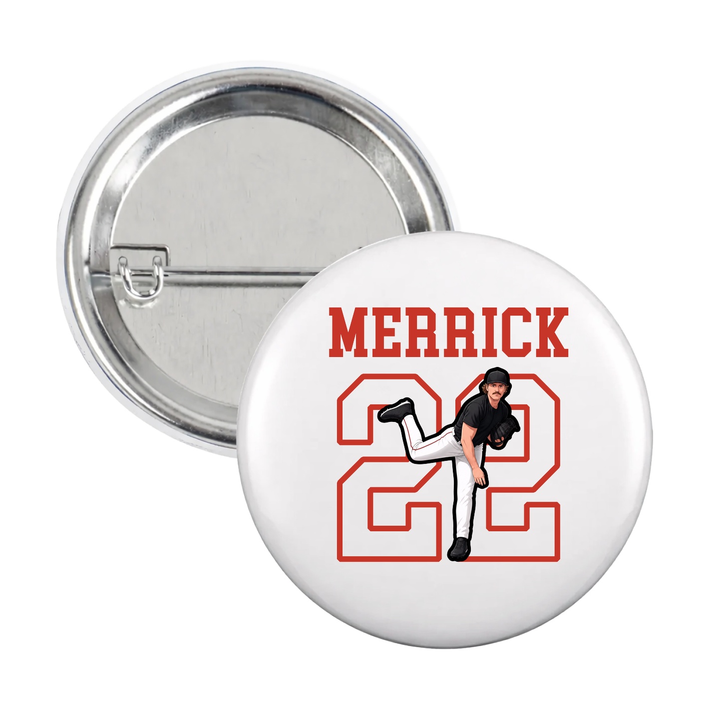 Game Day Button — Shirsey in White