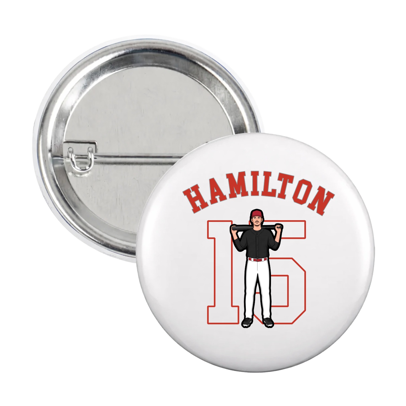 Game Day Button — Shirsey Arch in White