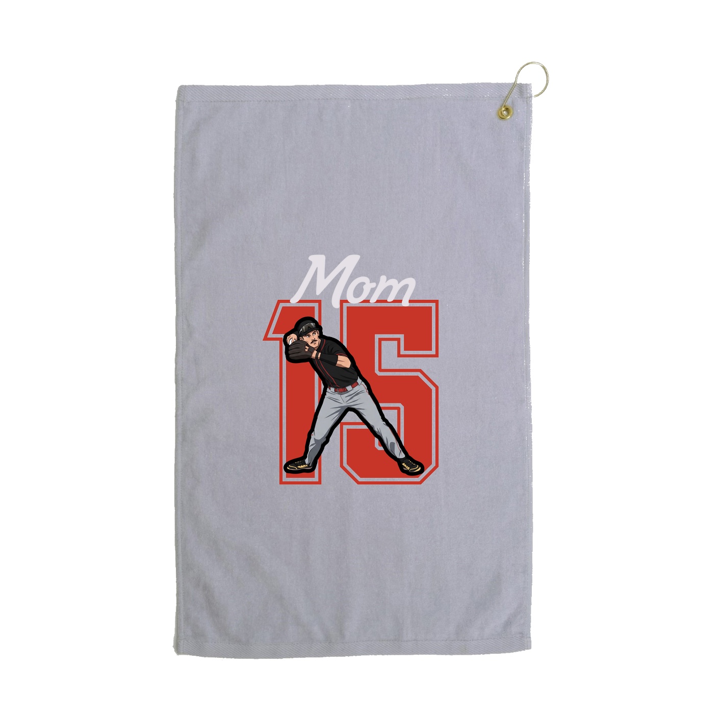 Golf Towel — Mothers Day Shirsey in Grey