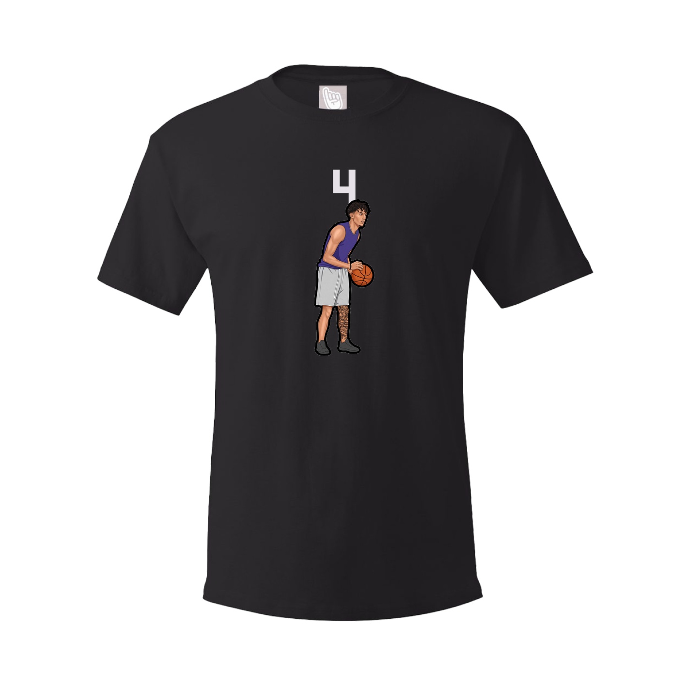 Tee — Number Top in Black