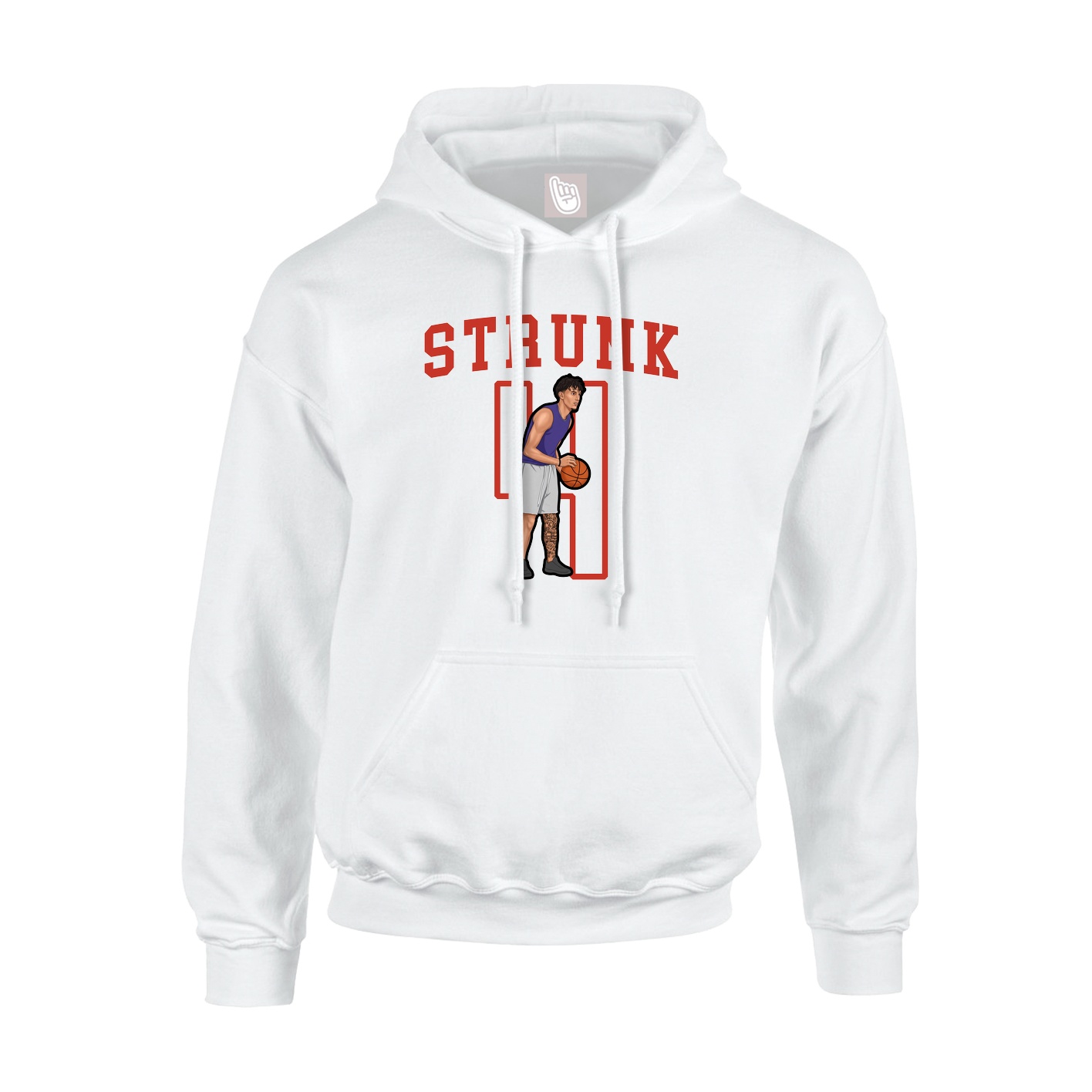 Hoodie — Shirsey in White