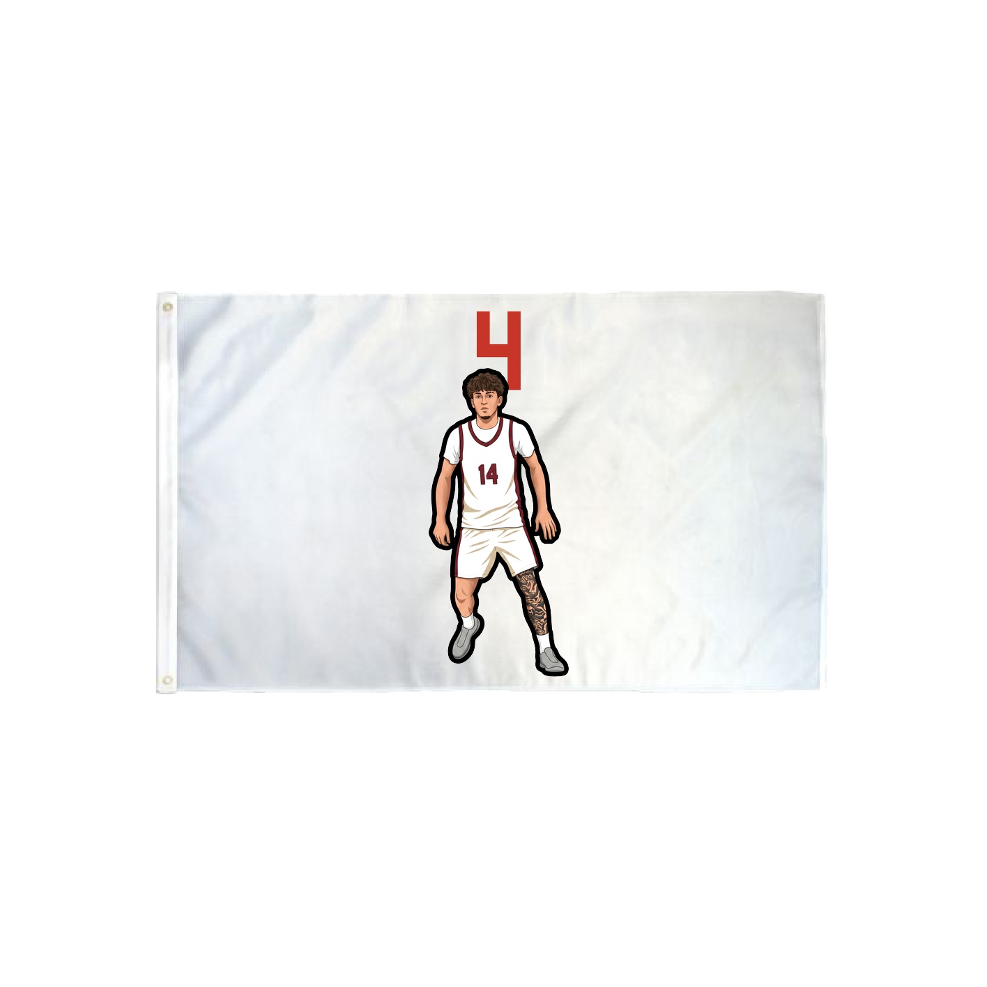 3x5 Flag — Number Top in Classic