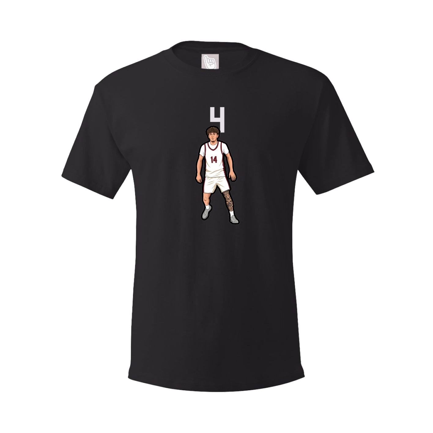 Tee — Number Top in Black