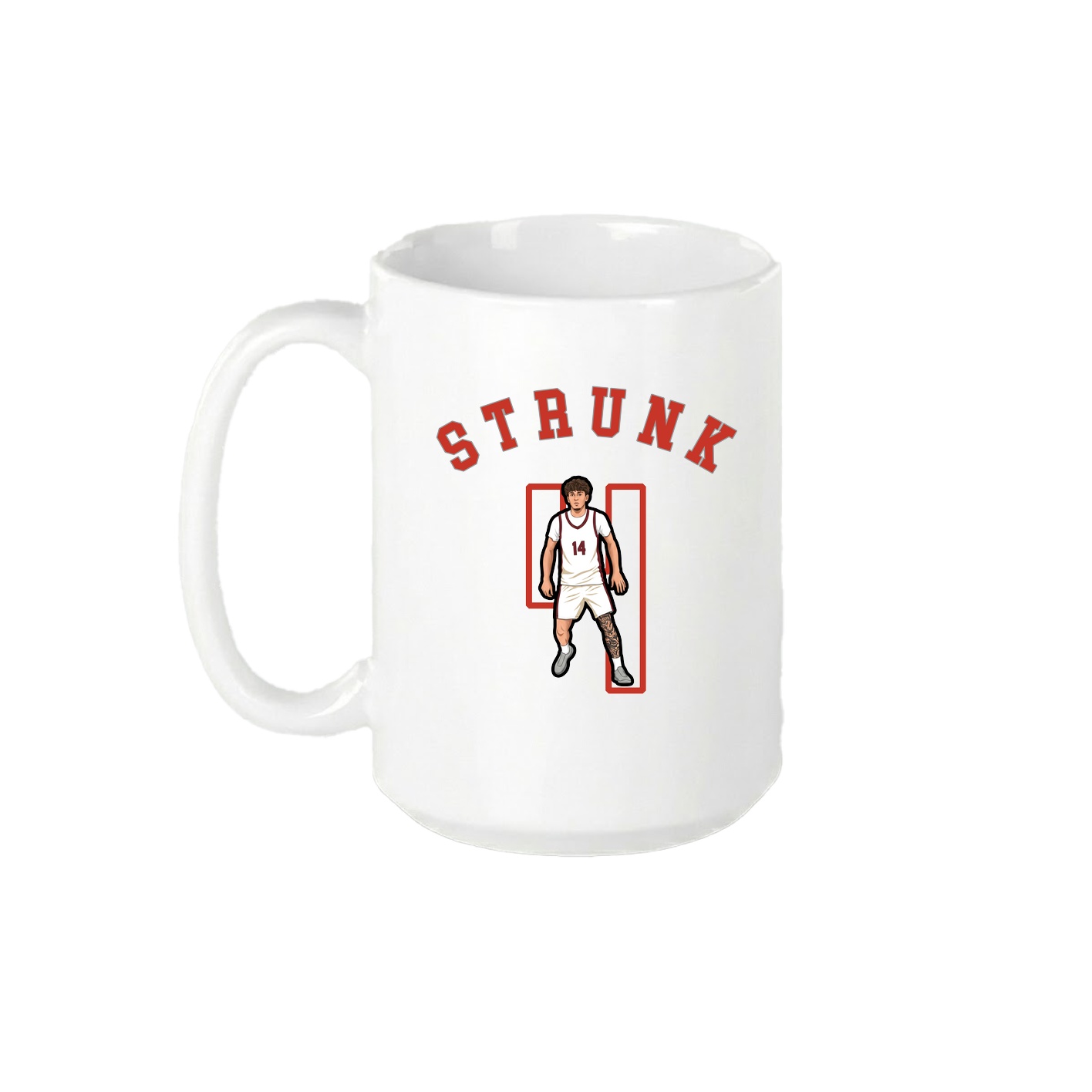 15oz Coffee Mug — Shirsey Arch in White