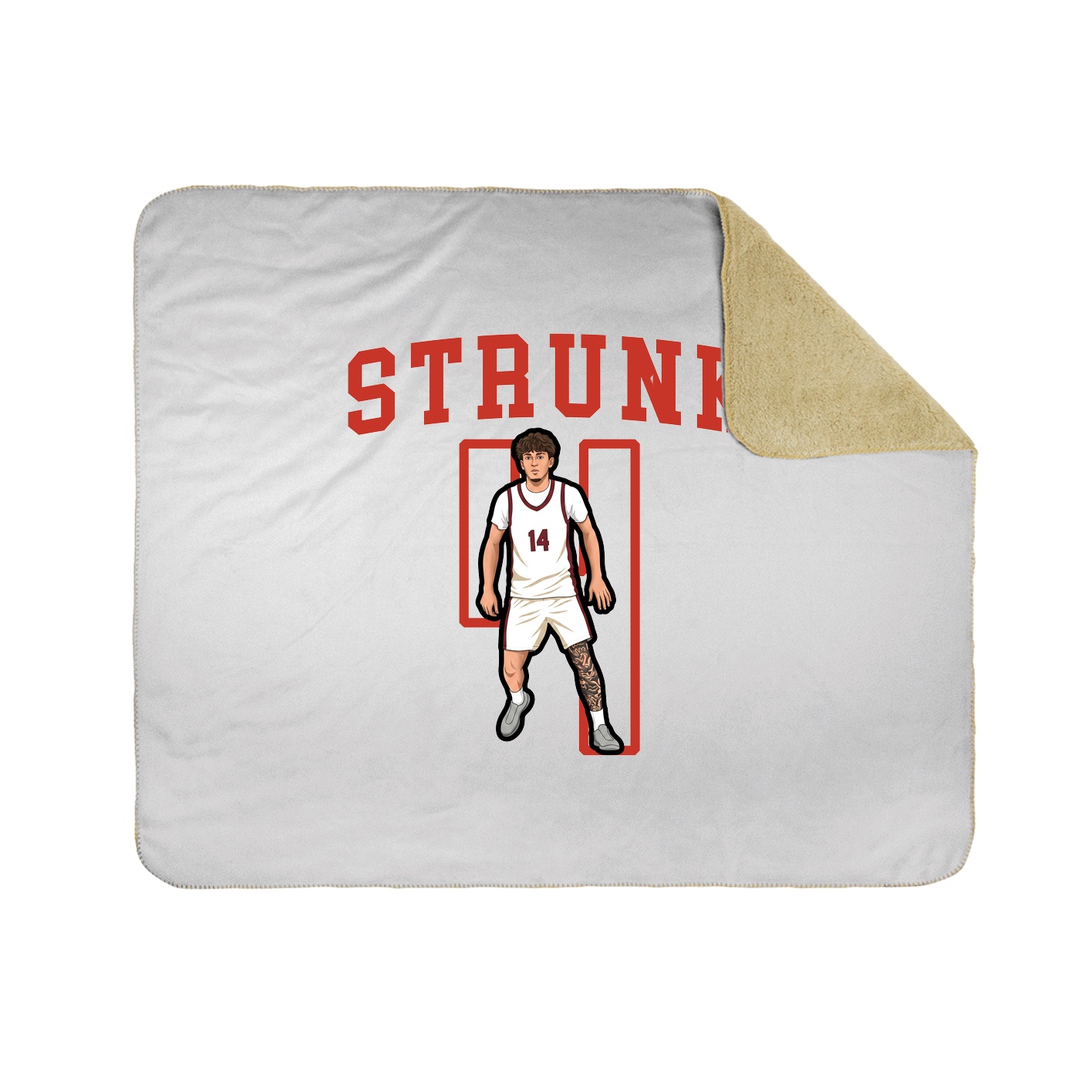 Throw Blanket — Shirsey in White