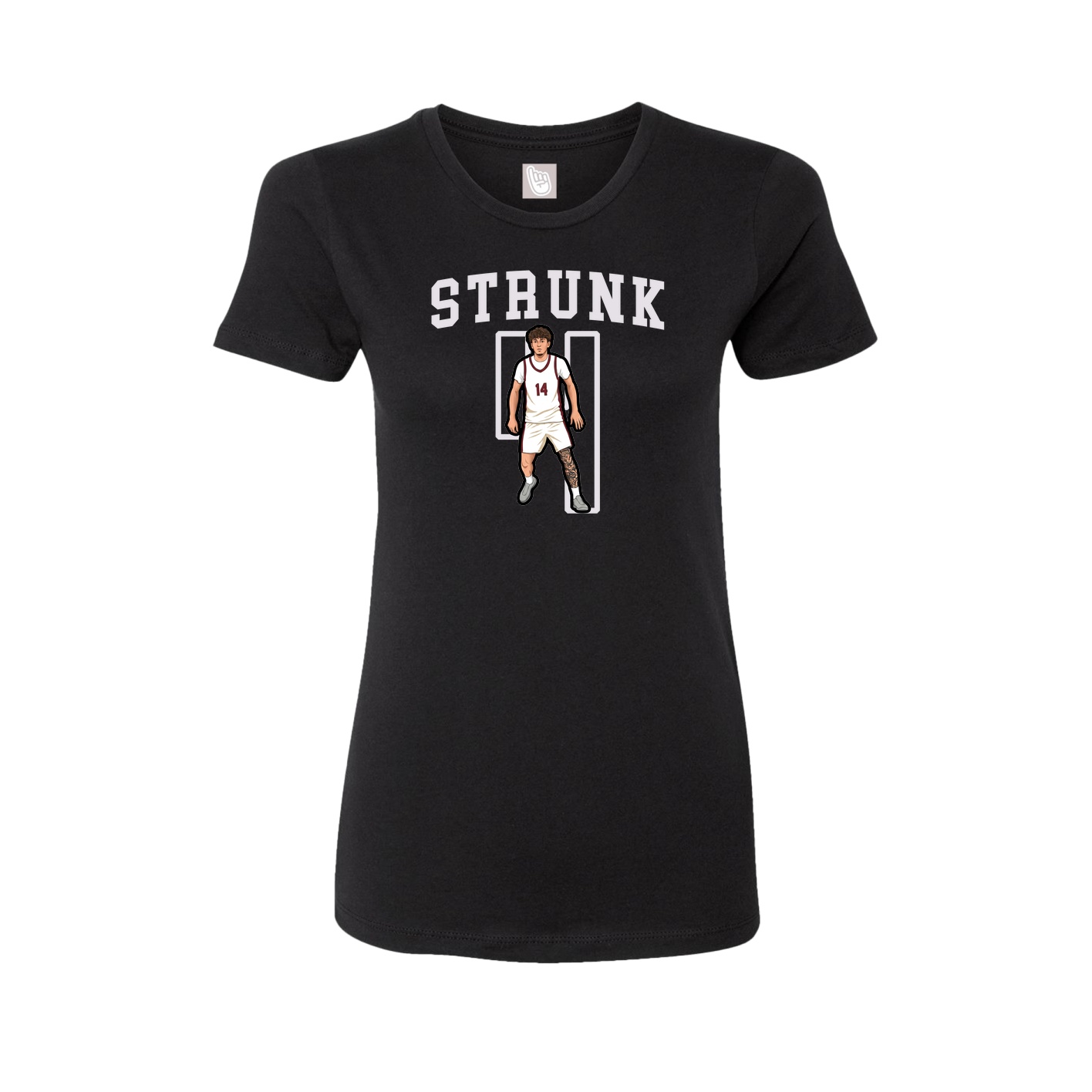 Fitted Women's Tee — Shirsey in Black