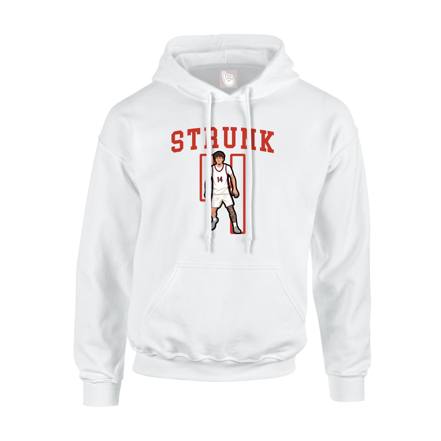 Hoodie — Shirsey in White